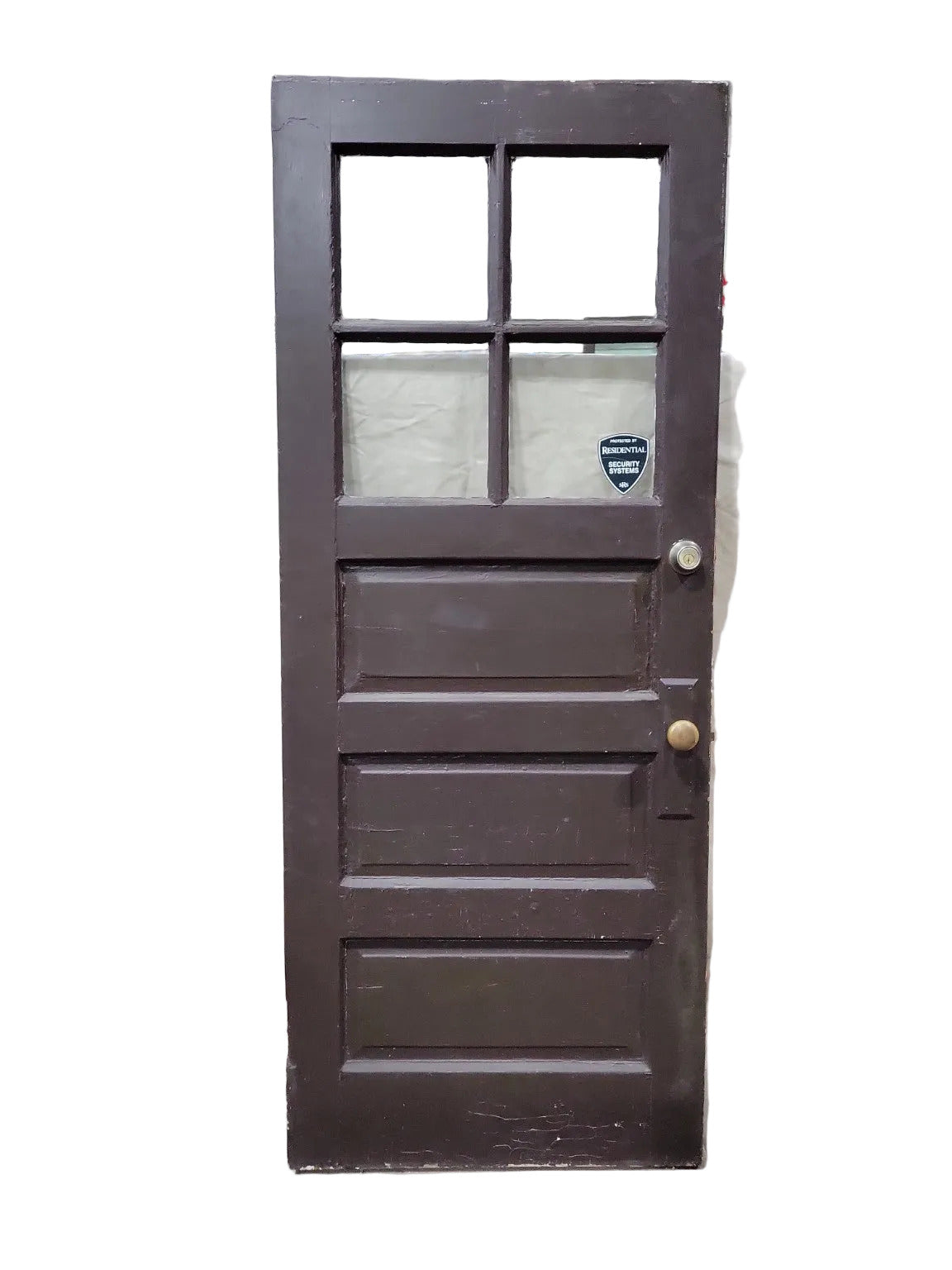 Vintage 4-Lite Half-Glass Exterior Door – 32" x 79" x 1 ¾"