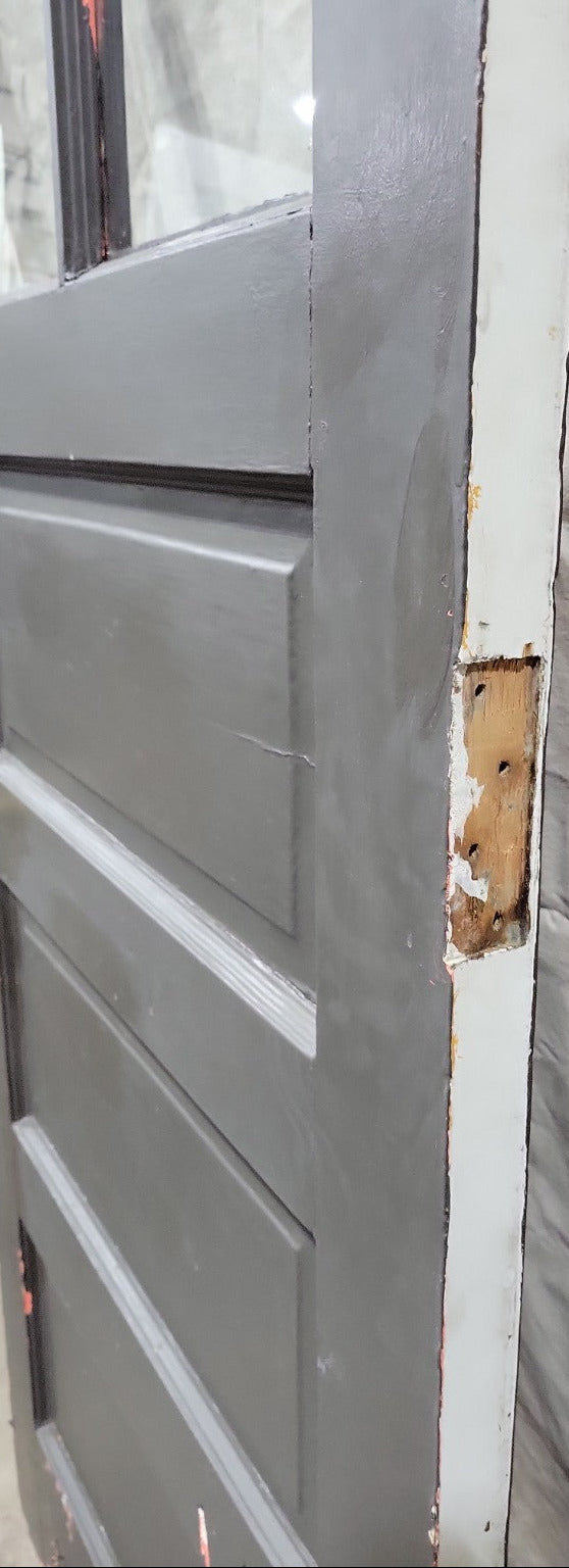 Vintage 4-Lite Half-Glass Exterior Door – 32" x 79" x 1 ¾"