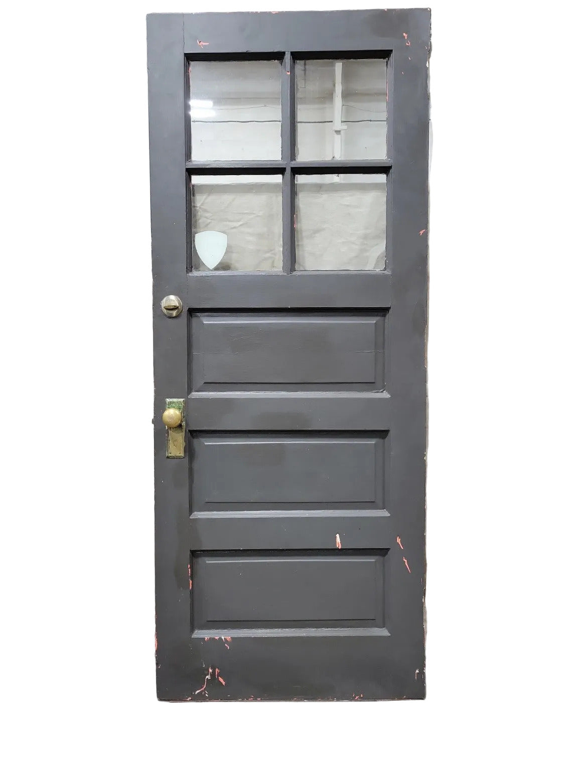 Vintage 4-Lite Half-Glass Exterior Door – 32" x 79" x 1 ¾"