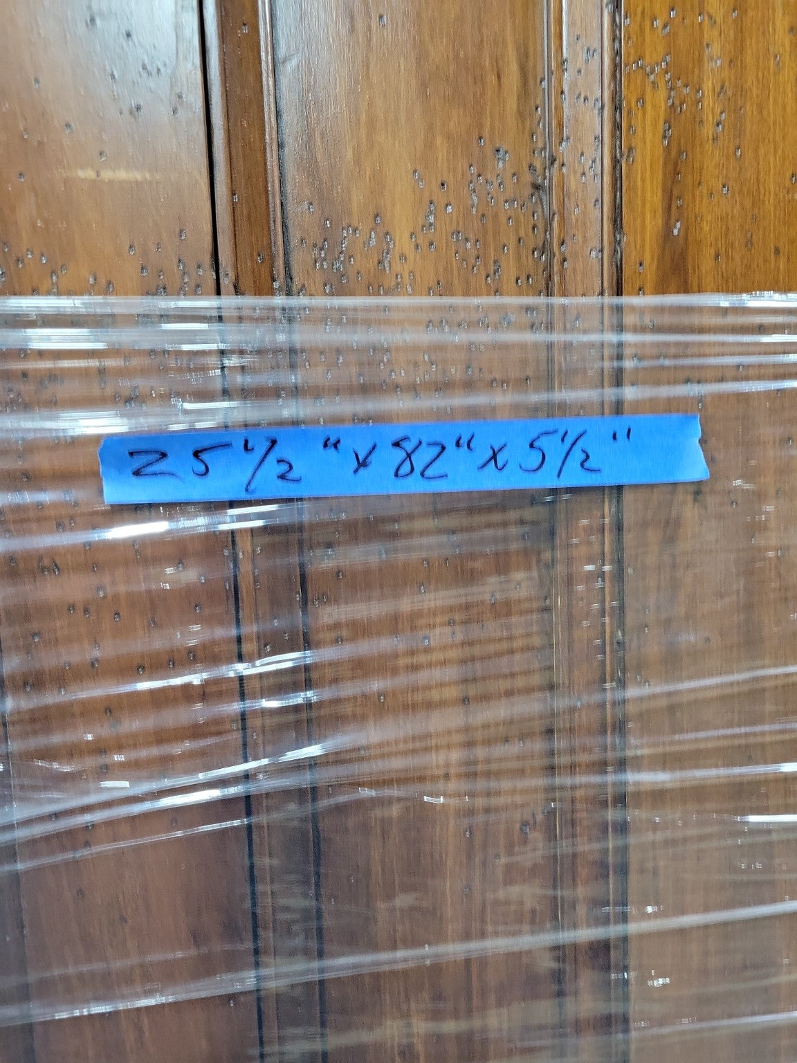 Solid Wood 6-Panel Door with Jamb – 25 ½" x 82" x 5 ½"