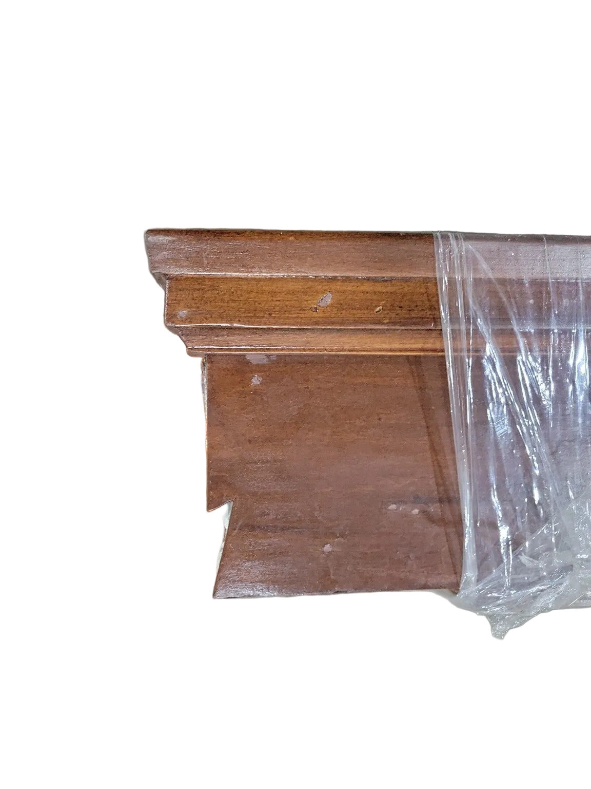 Two Decorative Door Casing Jamb Trim Sets for 24" Wide Doorways – Mahogany Finish (Wrapped)