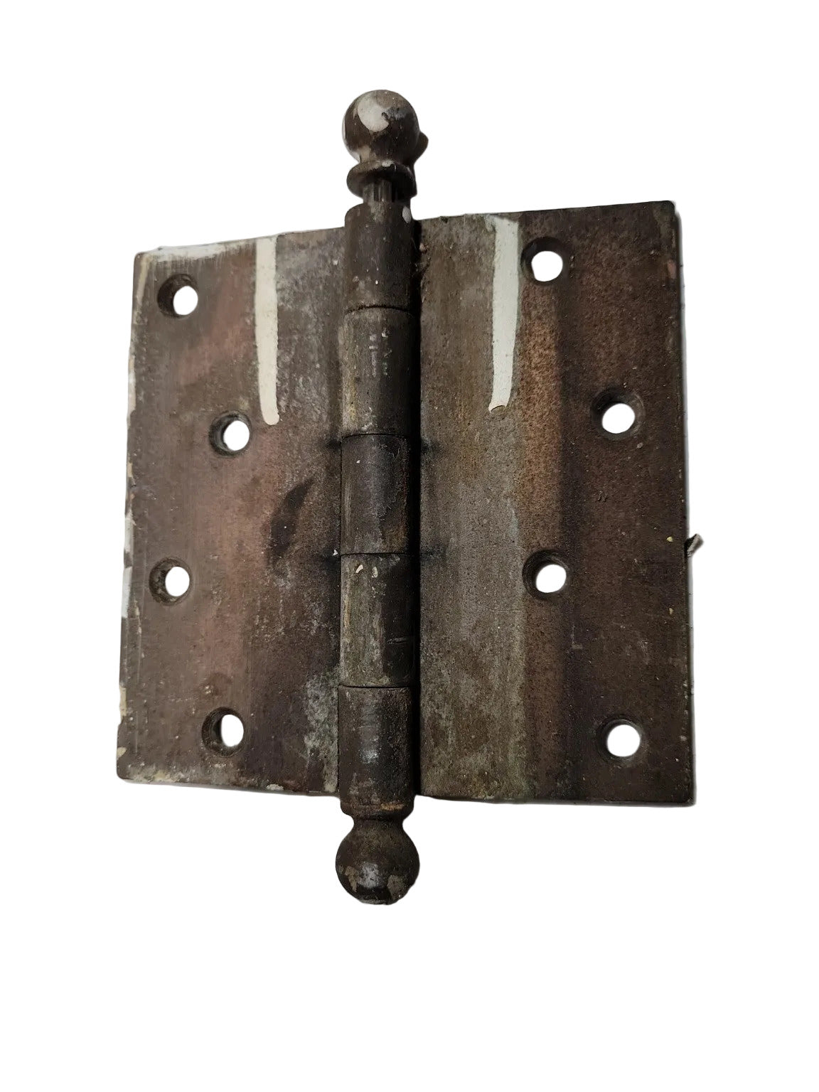 Set of 4 ½" x 4 ½" Ball Tip Door Hinges – 8 Hinges + ½ Hinge