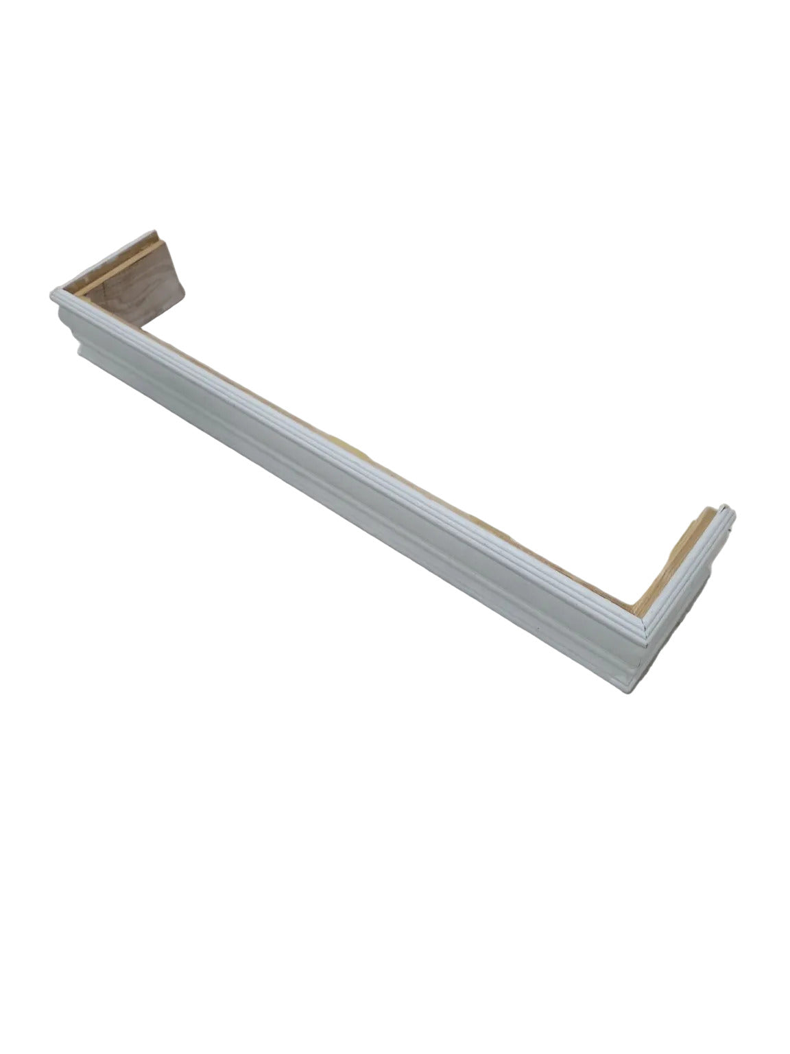 White Painted Wood Valance Frame – 24 ¼"