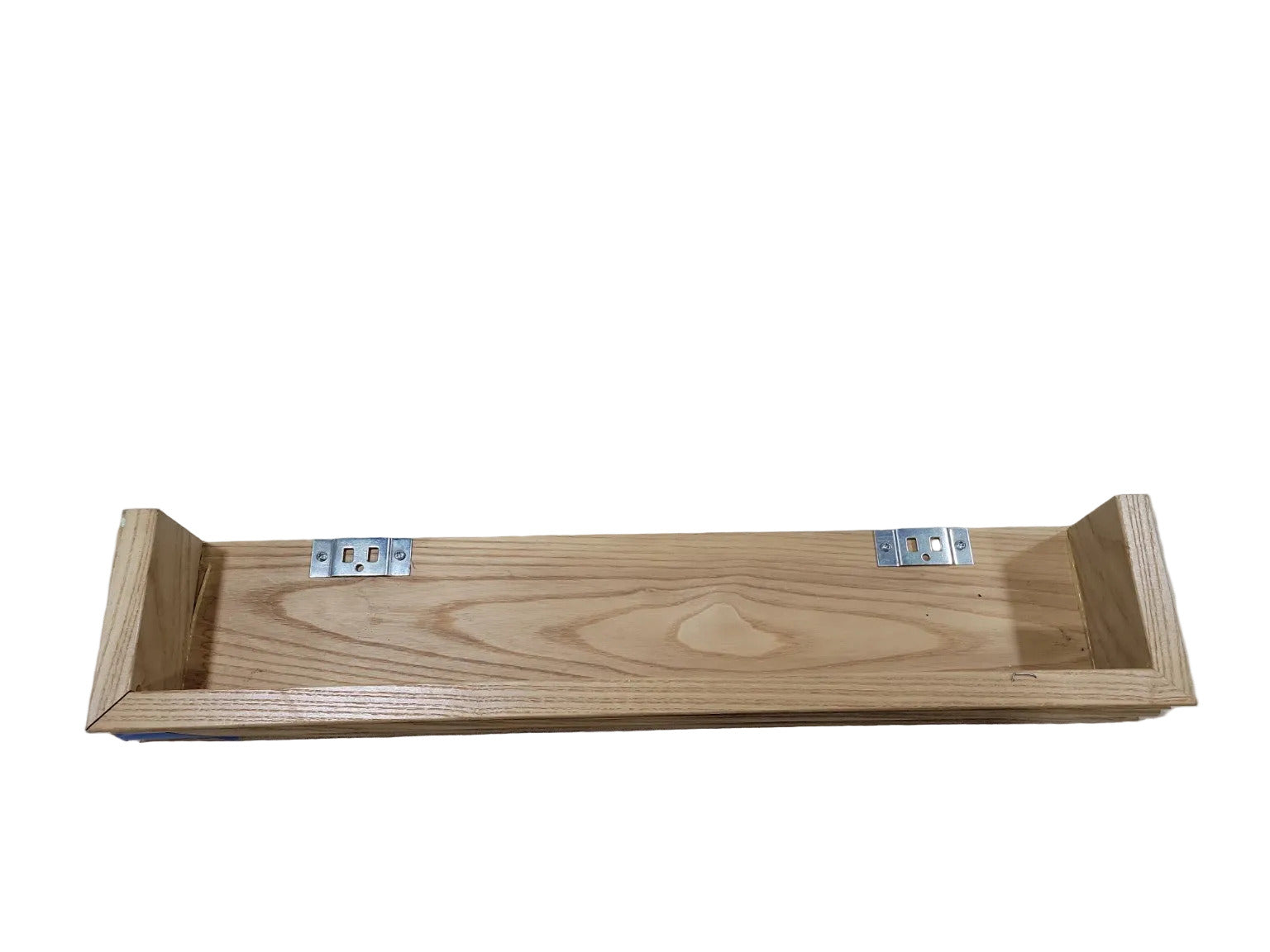 Natural Oak Cabinet Valance with Keyhole Mounts – 24 ¼"