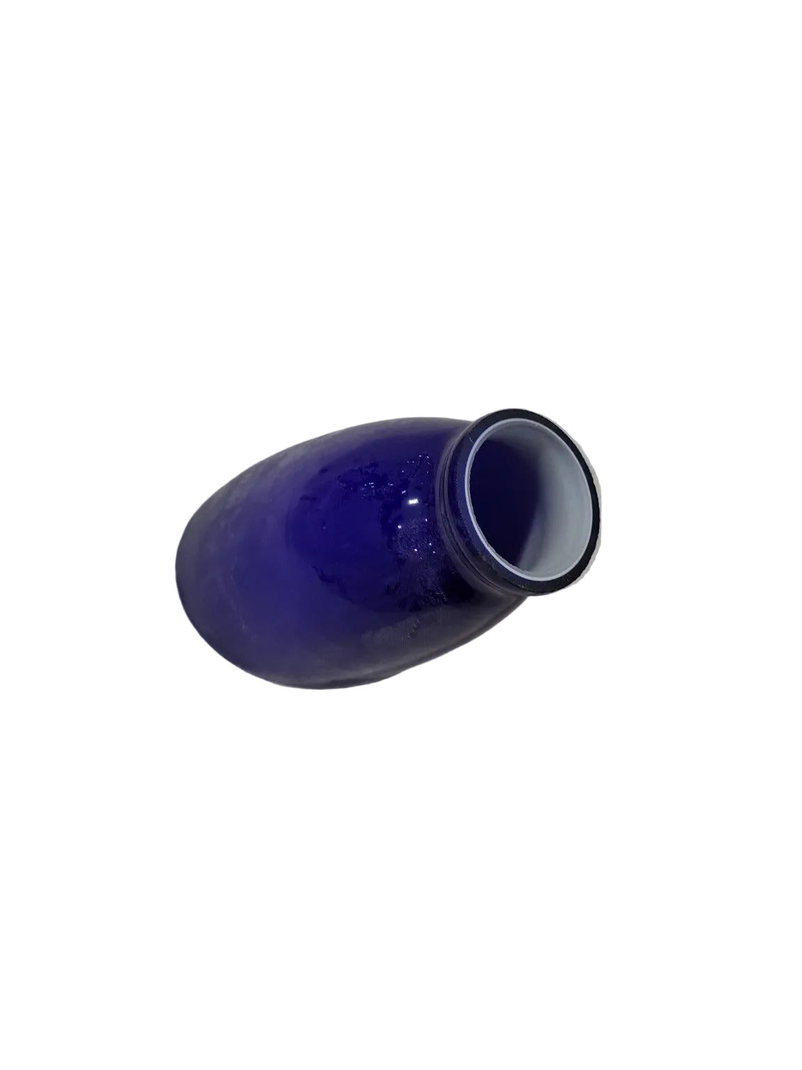 Set of 4 Cobalt Blue Glass Light Shades – 4" x 6 ¾"