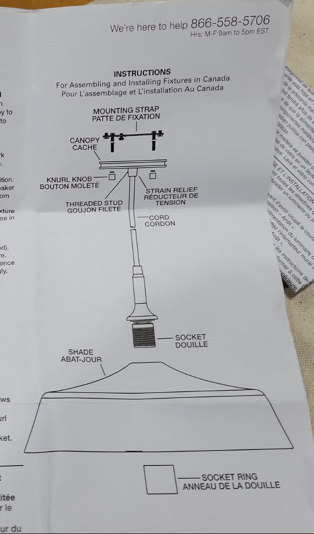 Kichler Matte White Pendant Light Fixture – New