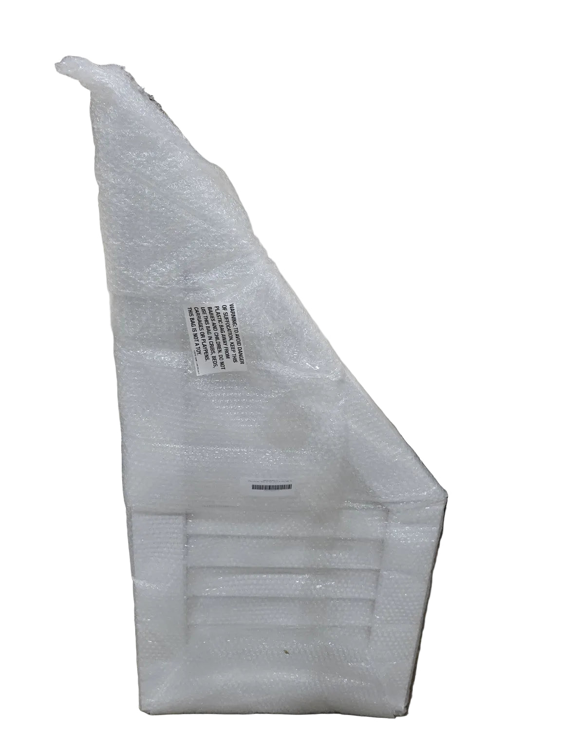 Half-Peaked Vinyl Louvered Gable Vent – Right Side, 16" x 36"