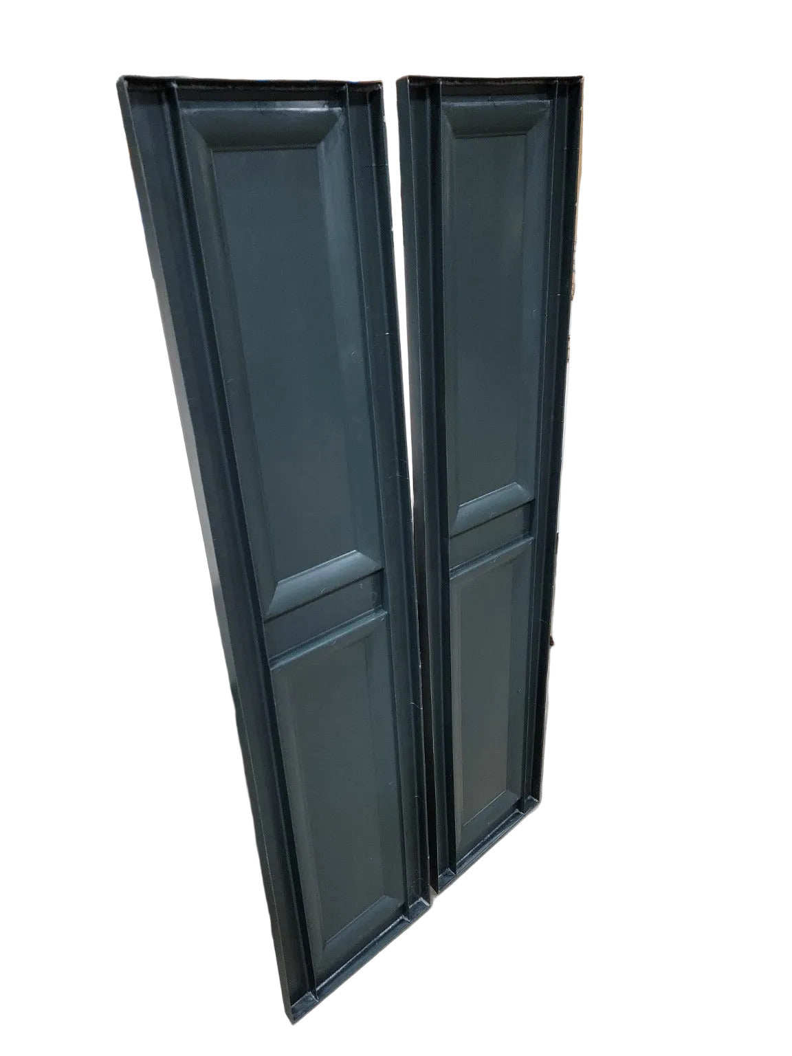 12" x 52" Raised Panel Exterior Shutters – Midnight Green (Pair)