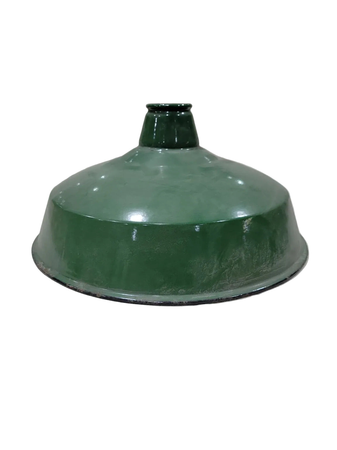 Vintage Westinghouse Dome 100 Green Industrial Enamel Shade
