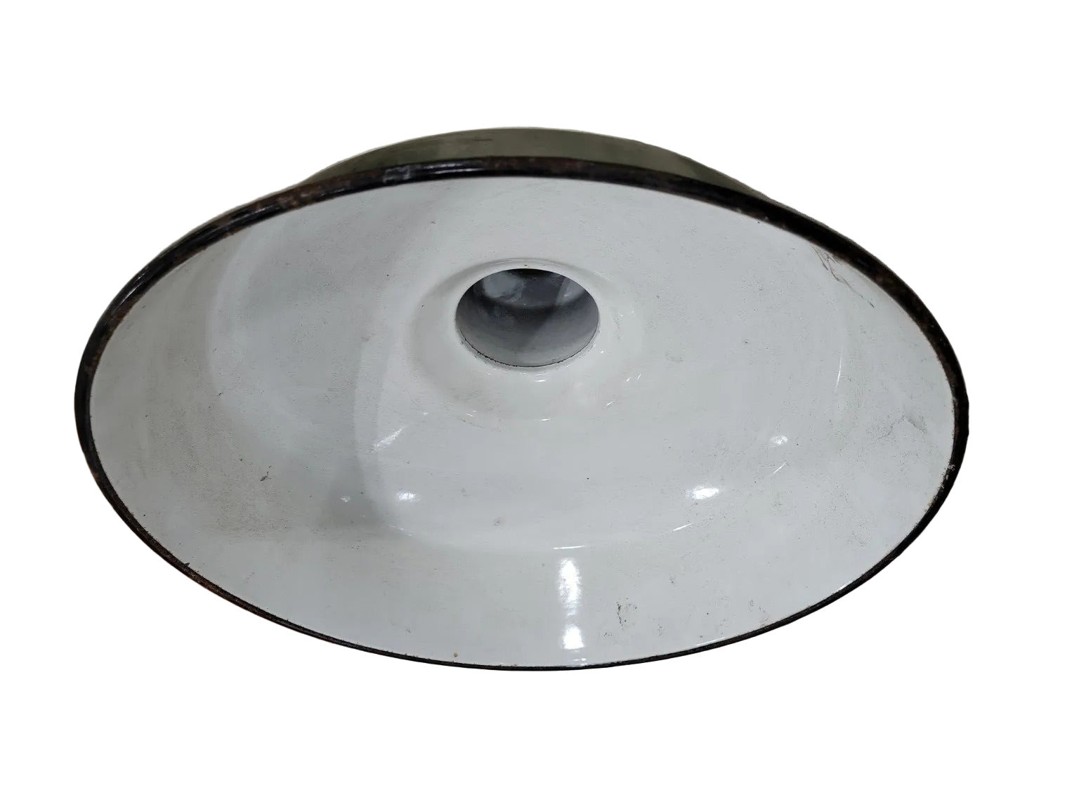 16 ½" Industrial Green Porcelain Enamel Barn Shade