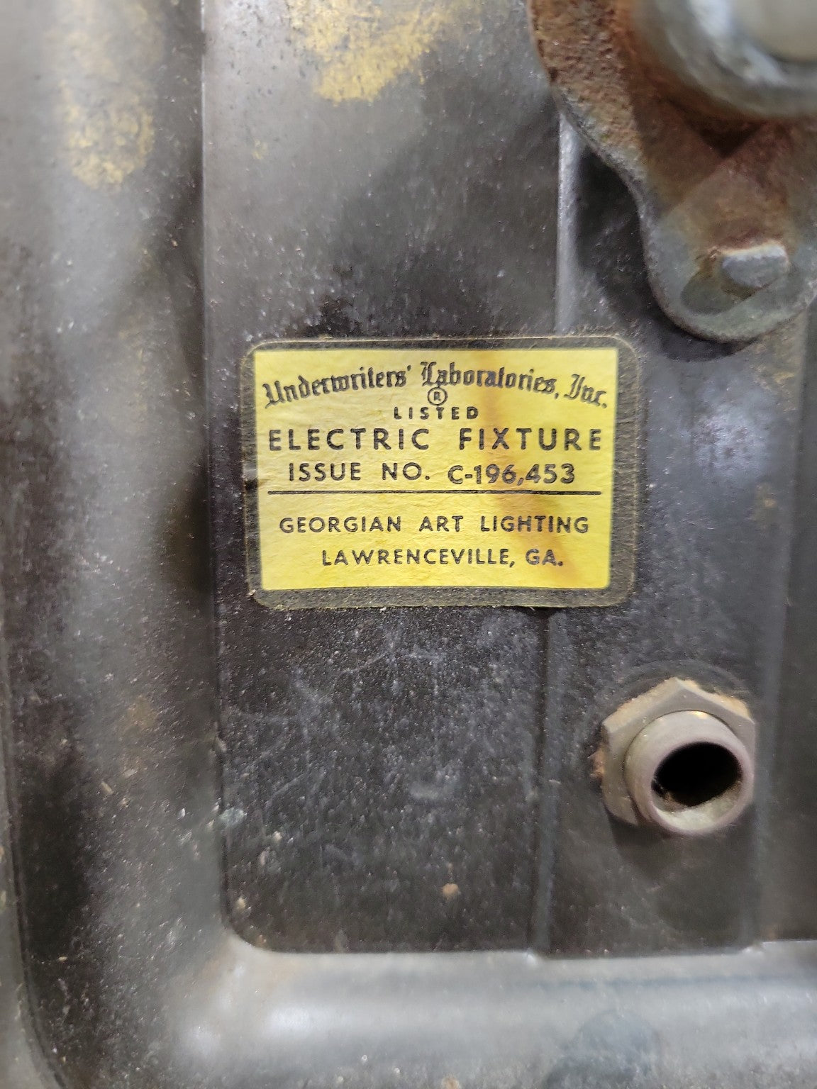 Vintage Georgian Art Lighting Solid Brass Wall Lantern