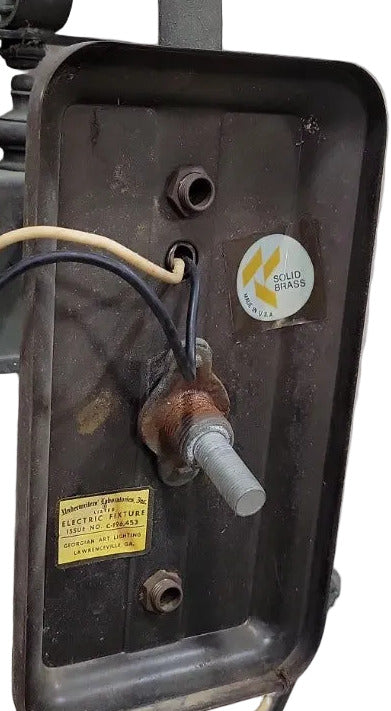 Vintage Georgian Art Lighting Solid Brass Wall Lantern