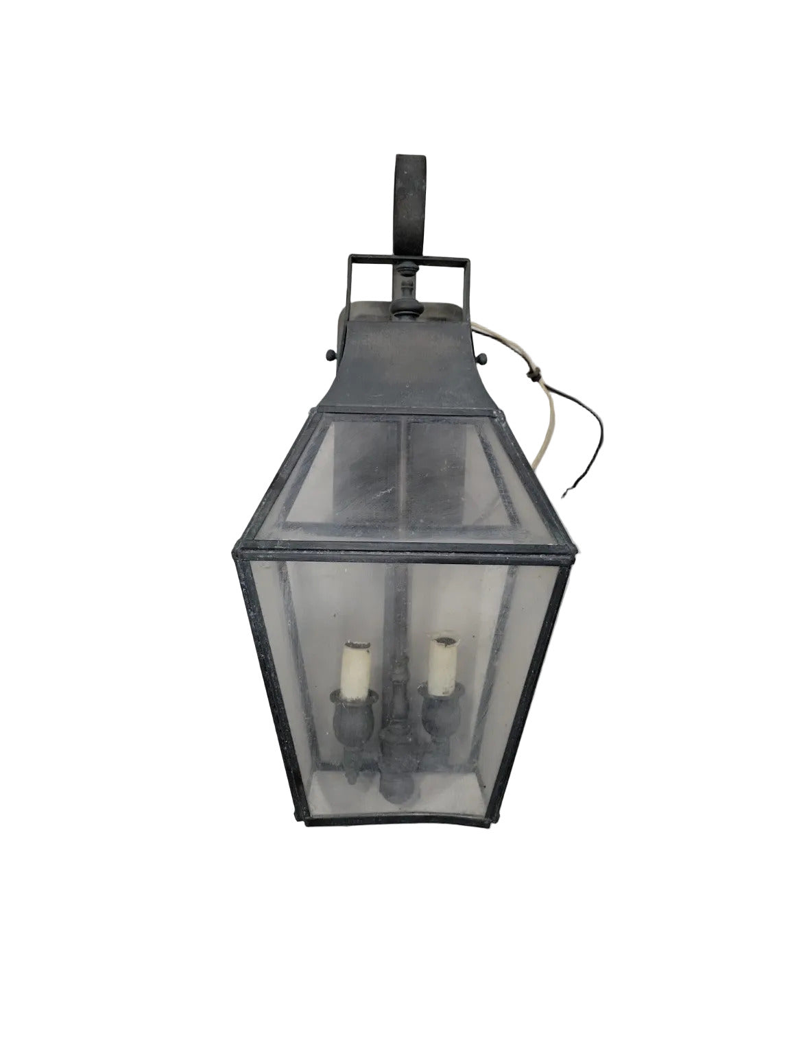 Vintage Georgian Art Lighting Solid Brass Wall Lantern