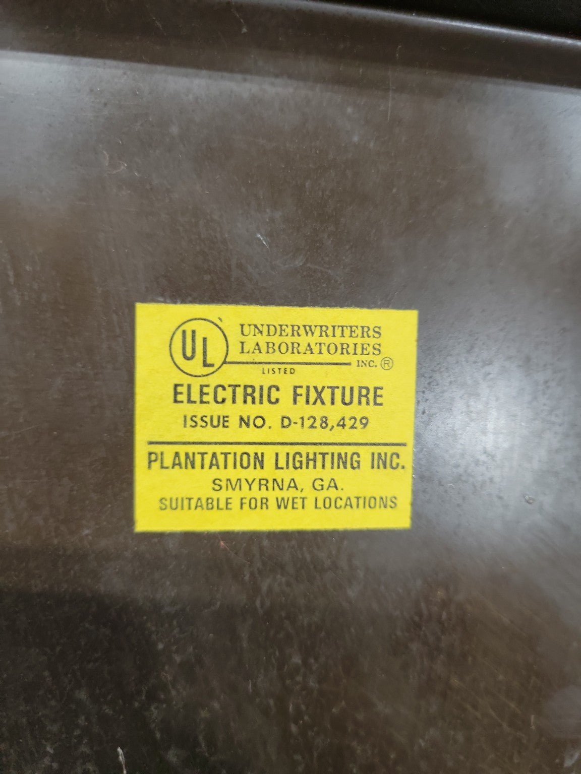 Tall Brass Wall Lantern by Plantation Lighting – Vintage Outdoor Sconce