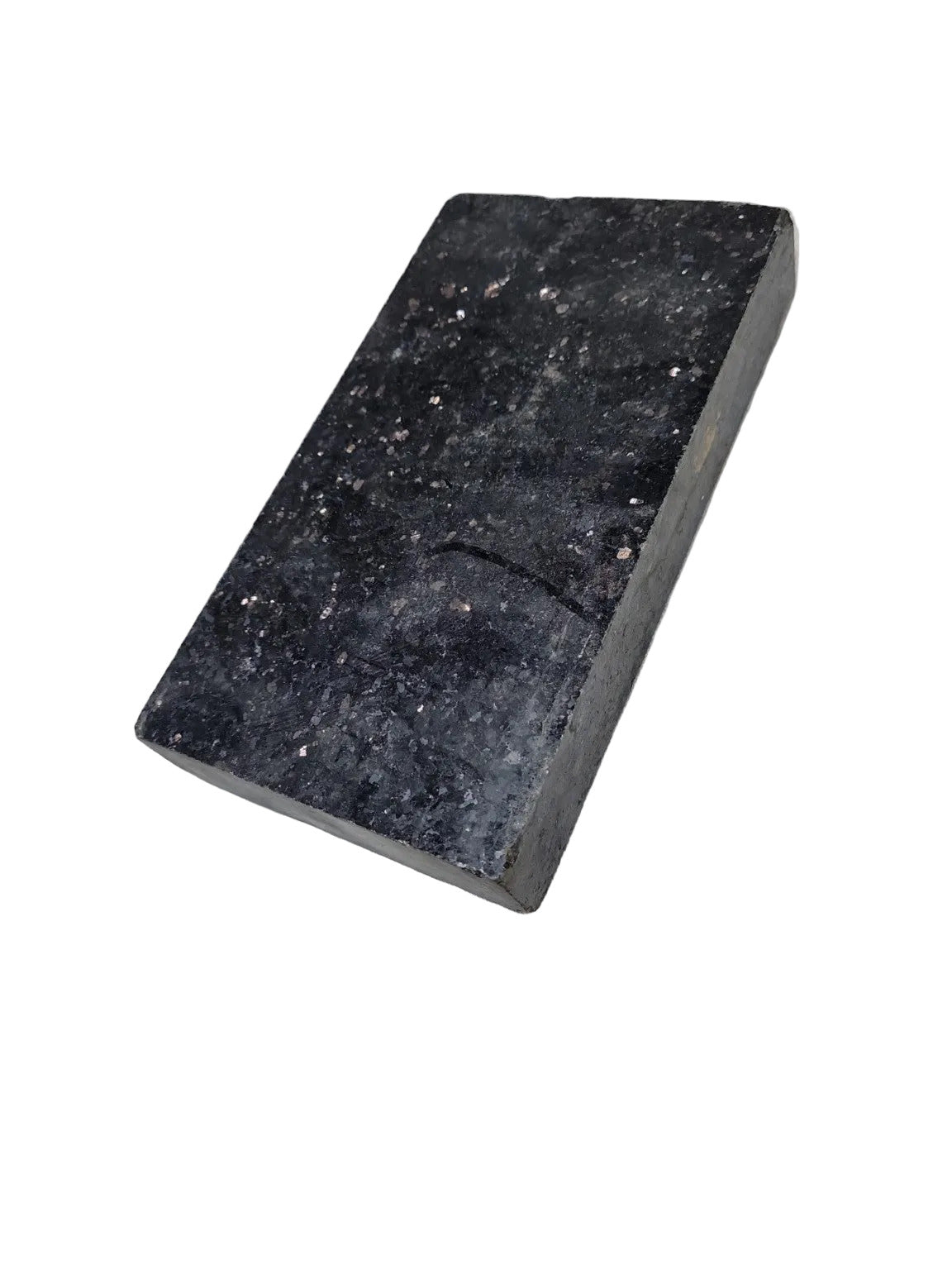 Black Galaxy Granite Sample Block – Polished Finish