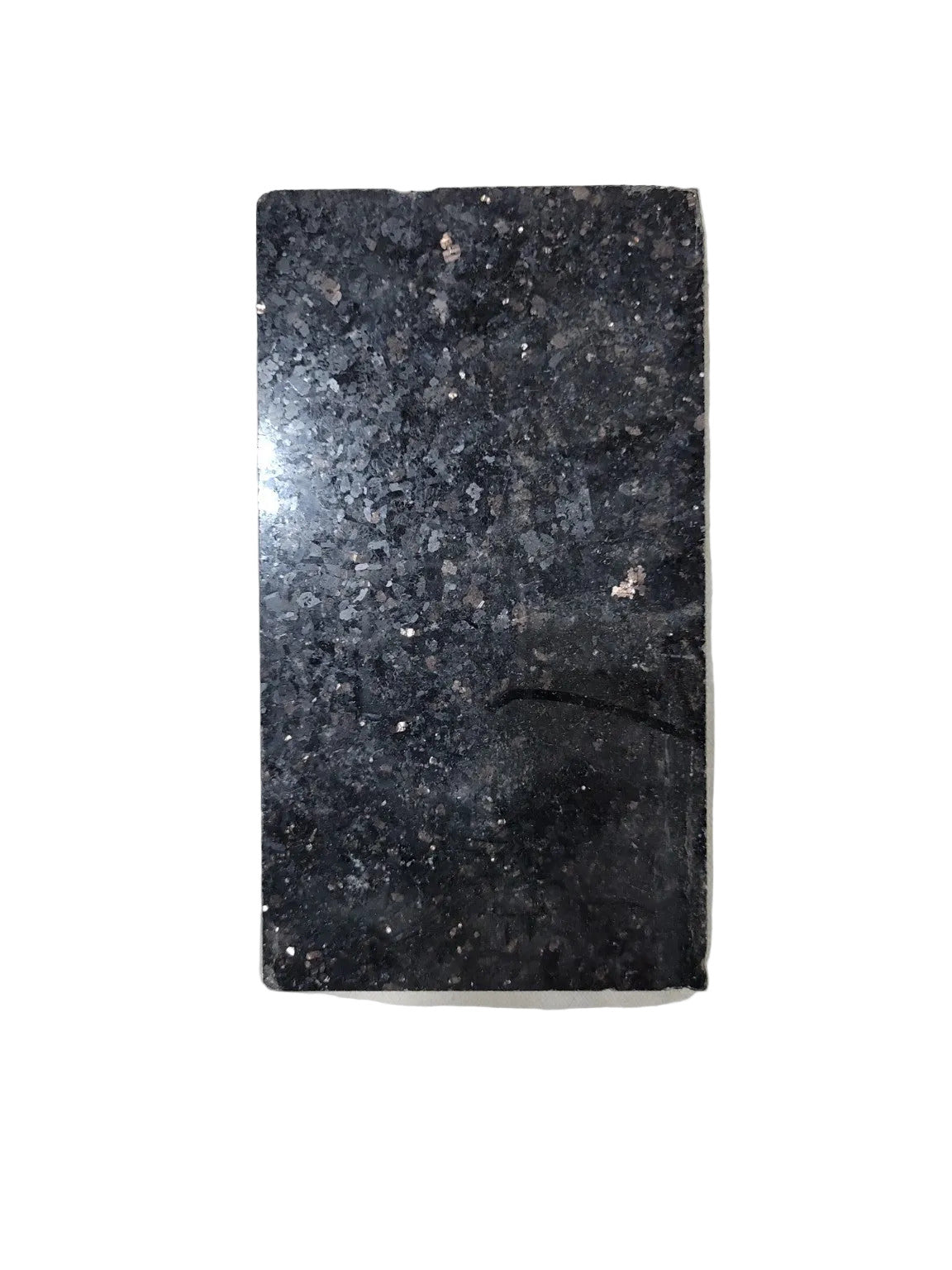 Black Galaxy Granite Sample Block – Polished Finish