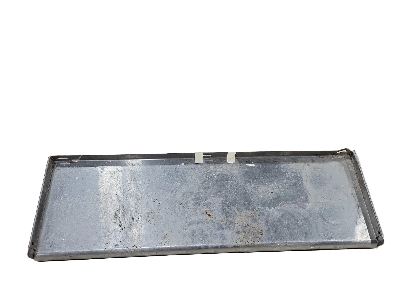 Industrial Wall-Mount Metal Shelf – Brushed Steel Finish