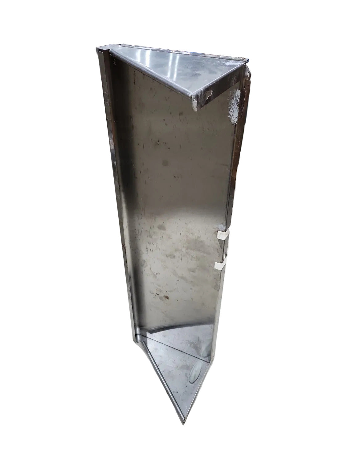 Industrial Wall-Mount Metal Shelf – Brushed Steel Finish