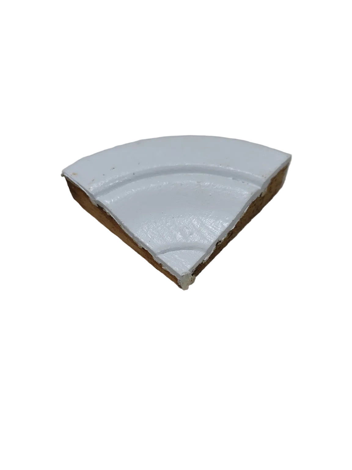 Set of 11 Vintage Painted Wood Rosette Corner Blocks – Quarter Circle Trim