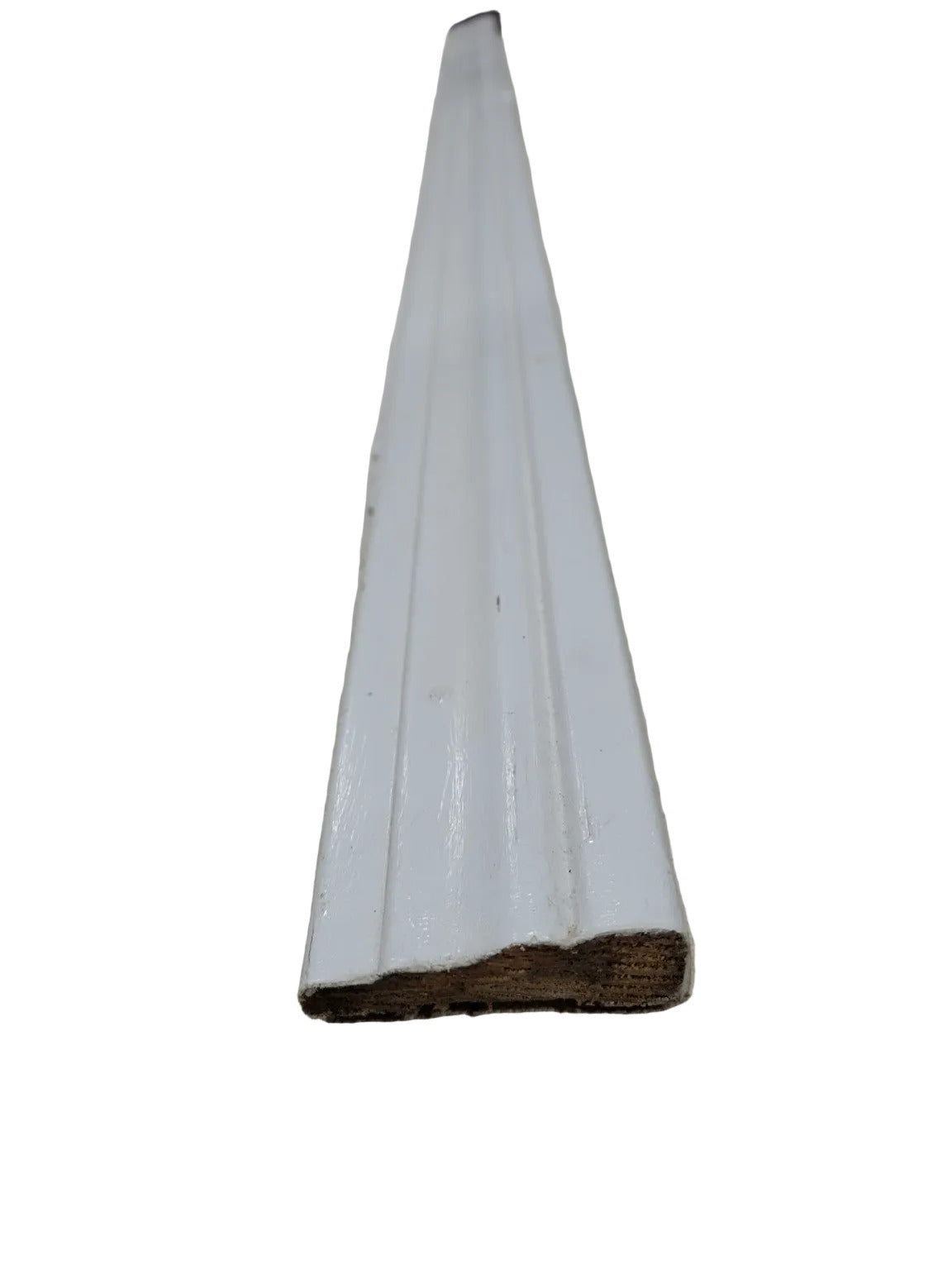 53 ¼" Painted Wood Trim Molding – Grooved Colonial Profile