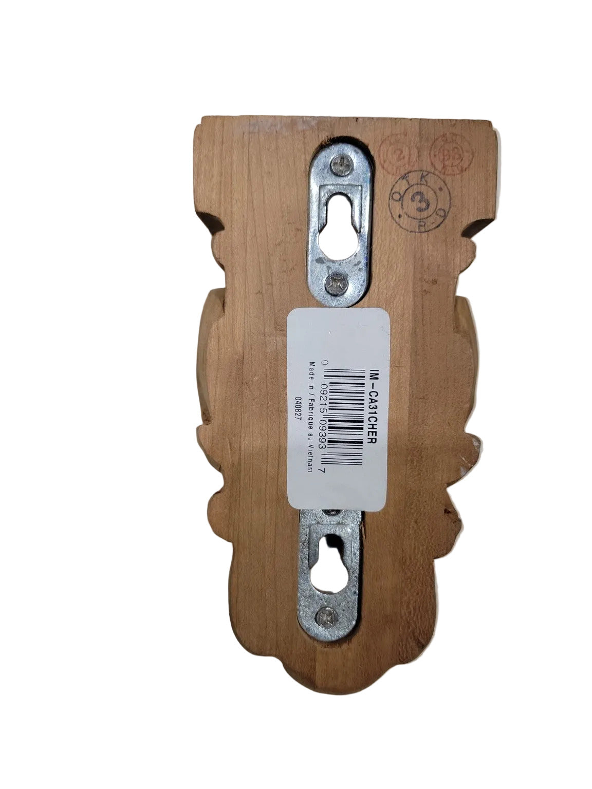 Cherry Scroll Leaf Corbel – IM-CA31 by Ornamental Products