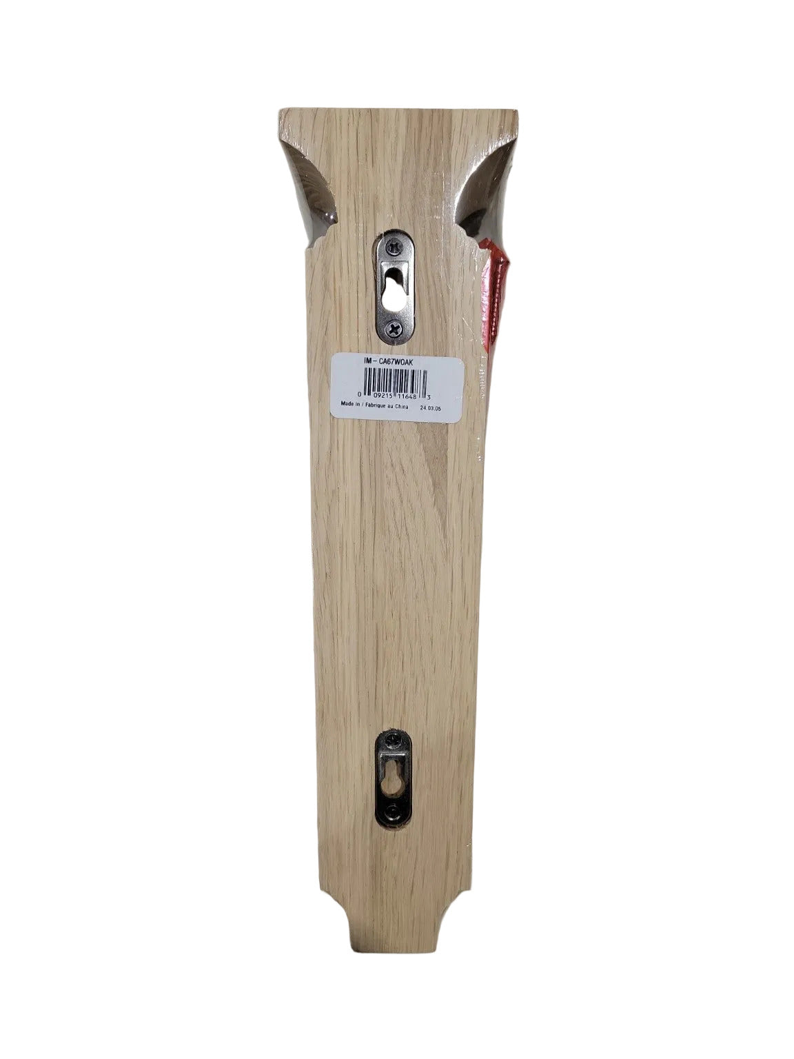 Straight Modern Oak Corbel – IM-CA67WOAK by Ornamental Products