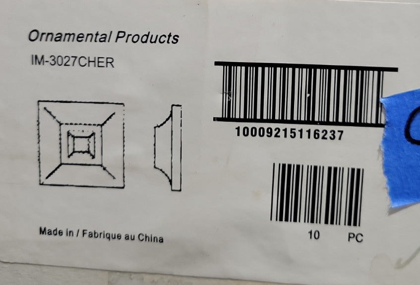 Post Cap Block – IM-3027CHER by Ornamental Products