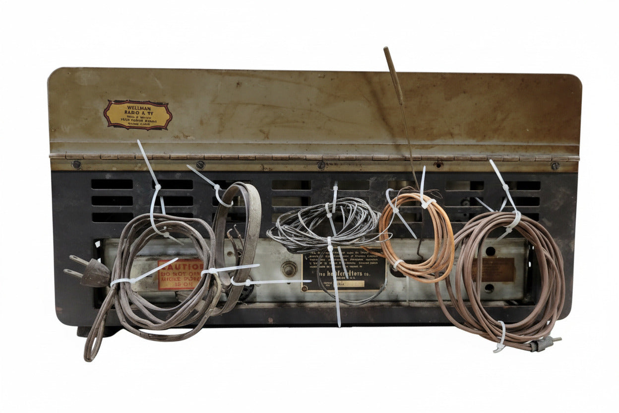 Hallicrafters SX-42 Communications Receiver & R-42 Reproducer Speaker Set – 1940's Tube Radio System