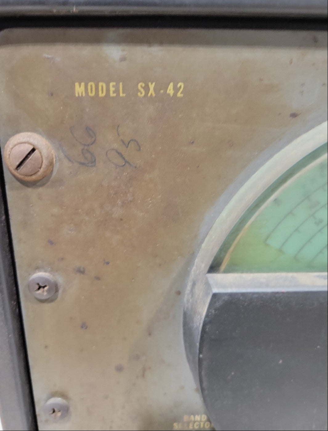 Hallicrafters SX-42 Communications Receiver & R-42 Reproducer Speaker Set – 1940's Tube Radio System