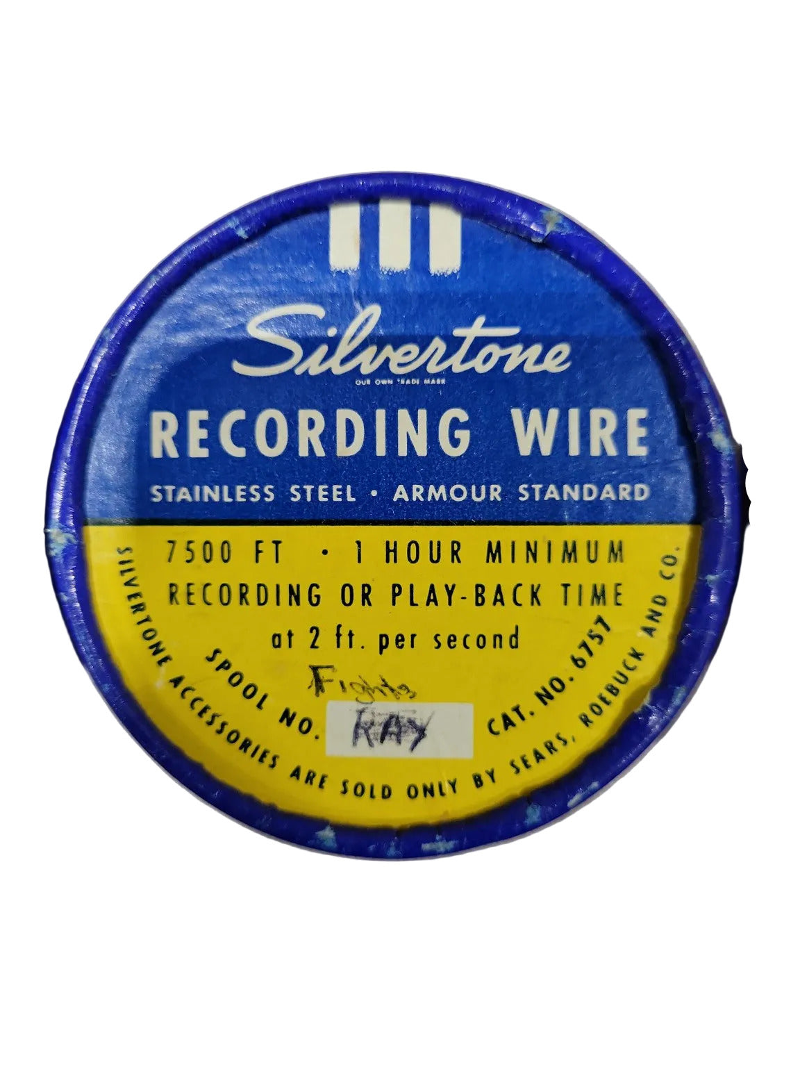 1940s–50s Silvertone Stainless Steel Recording Wire Reels – Lot of 9 (Historical Recordings)