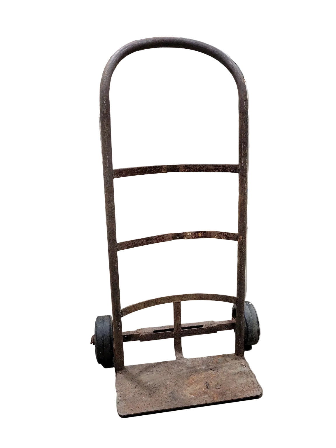 Antique Industrial Steel Hand Truck – Arched Handle