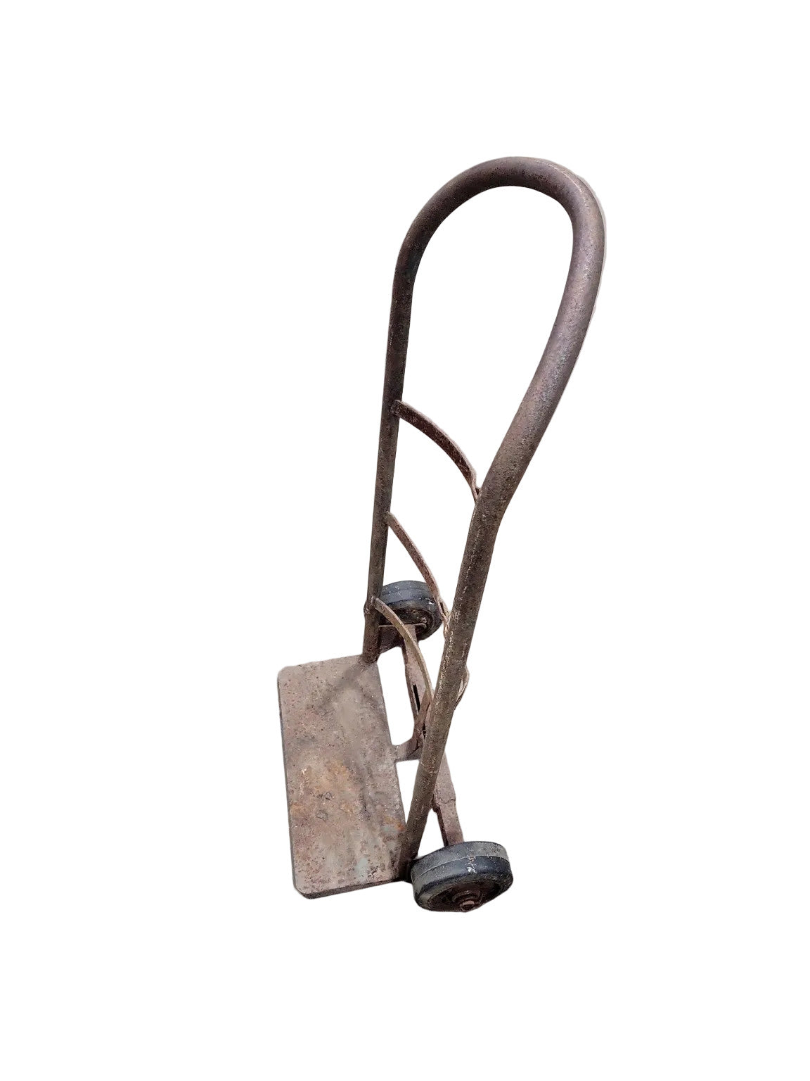 Antique Industrial Steel Hand Truck – Arched Handle