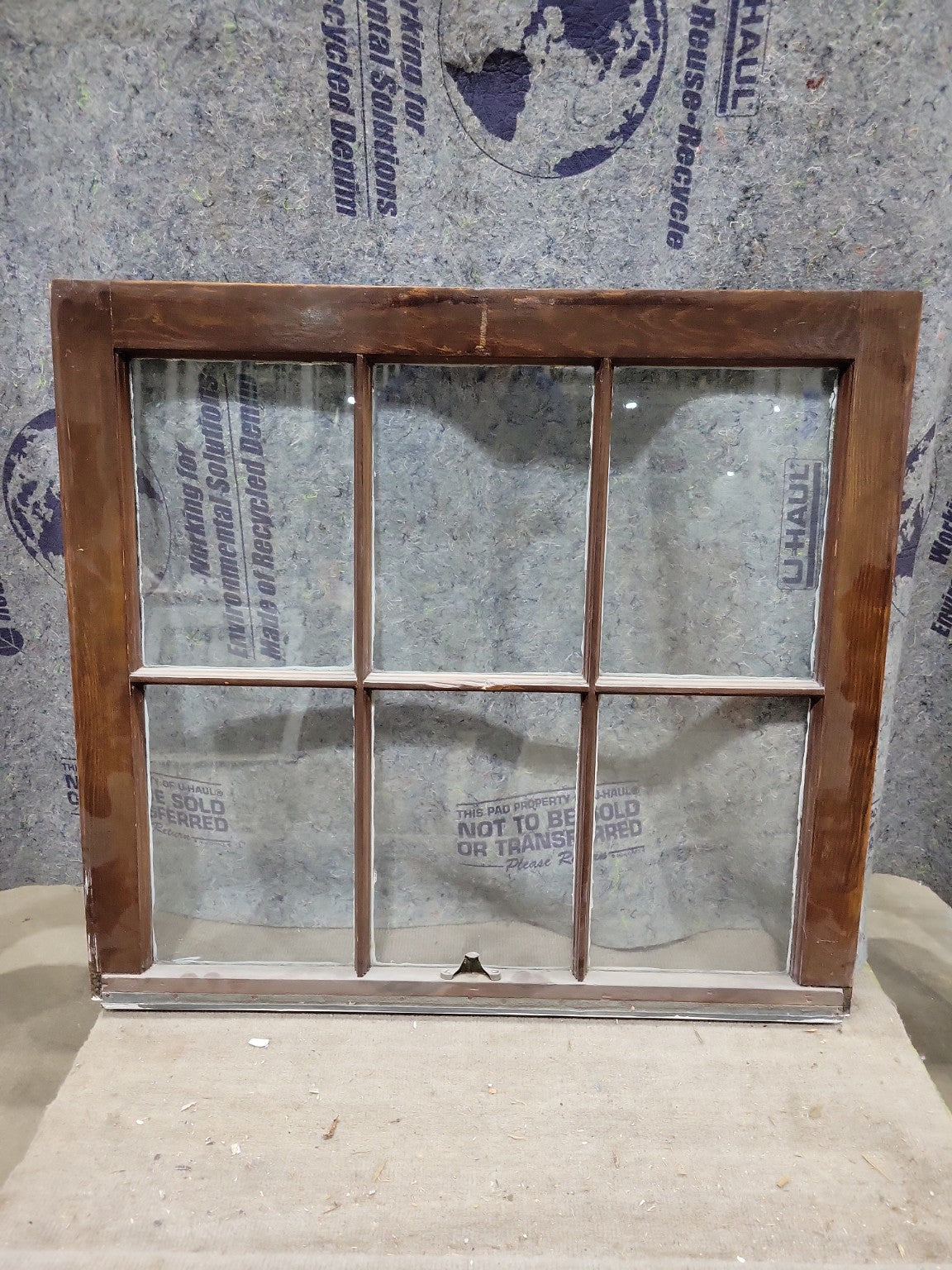 6-Lite Vintage Wood Window Sash – 30 ¼" x 27 ½"