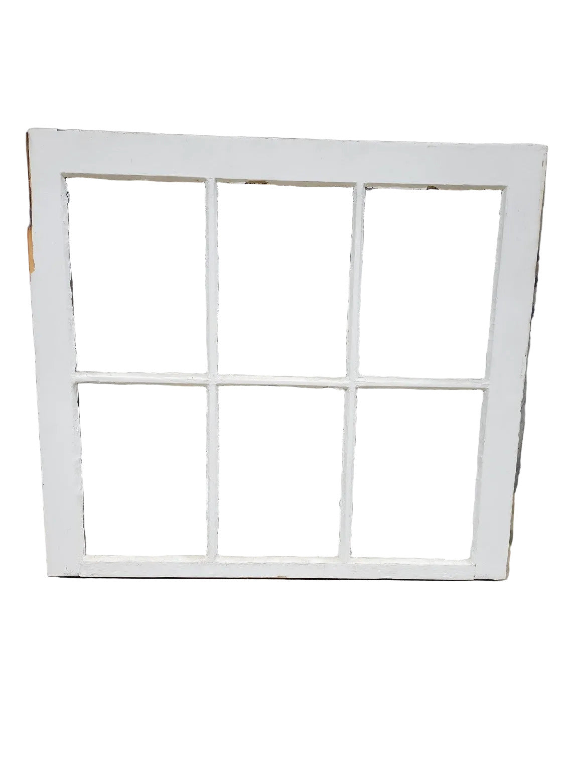 6-Lite Vintage Wood Window Sash – 30 ¼" x 27 ½"