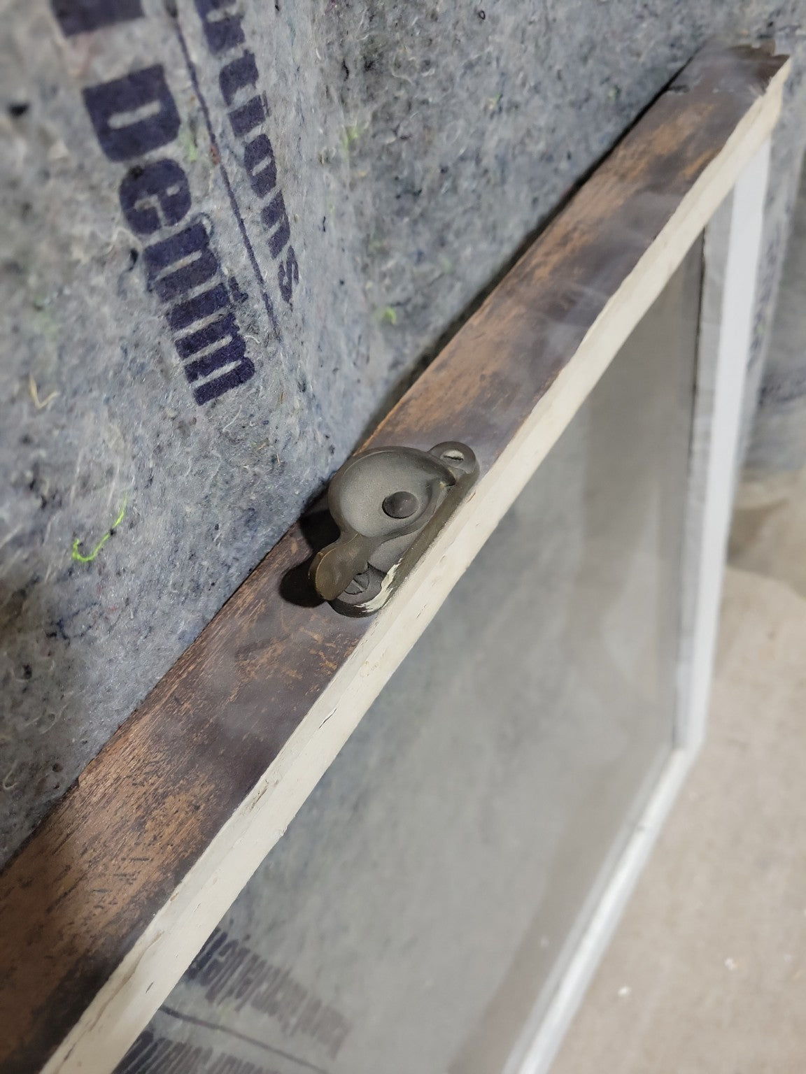 Single Pane Salvaged Wood Window – 24 ¼" x 27 ⅞"