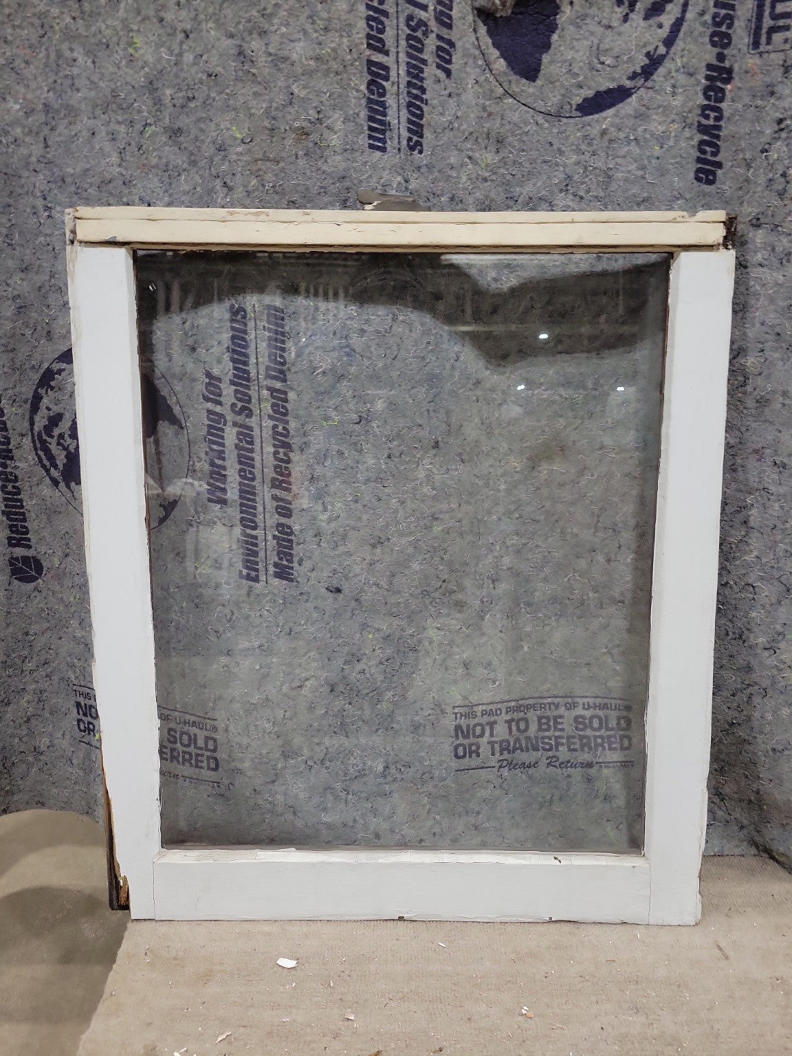 Single Pane Salvaged Wood Window – 24 ¼" x 27 ⅞"