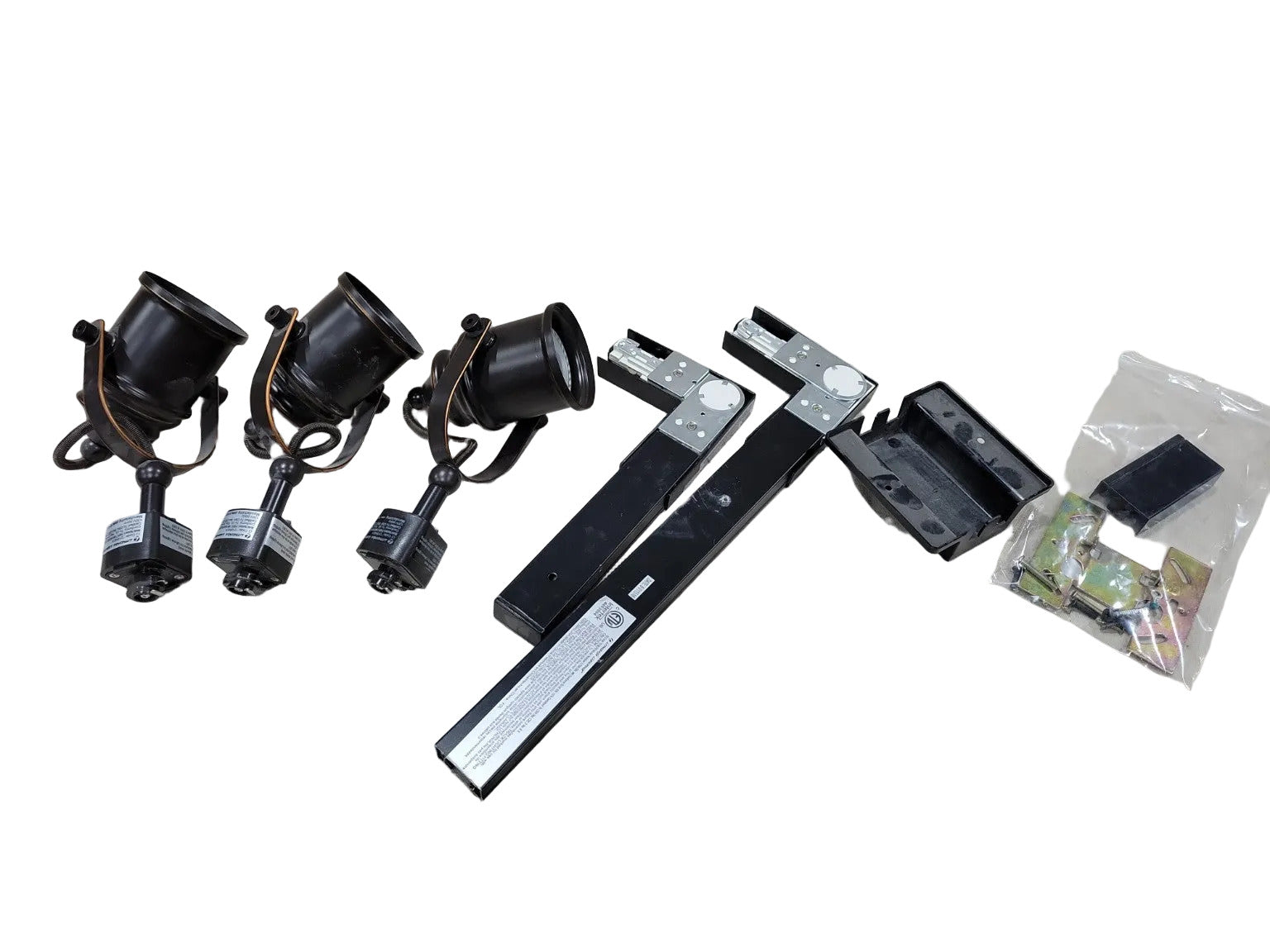 Lithonia Lighting Bronze Track Lighting Kit – 3 Heads + Track + Hardware