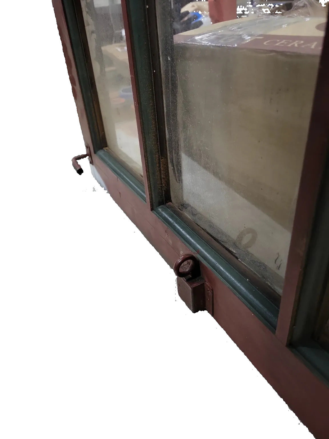 Vintage Industrial Wood Window – 6-Lite with Locking Hardware