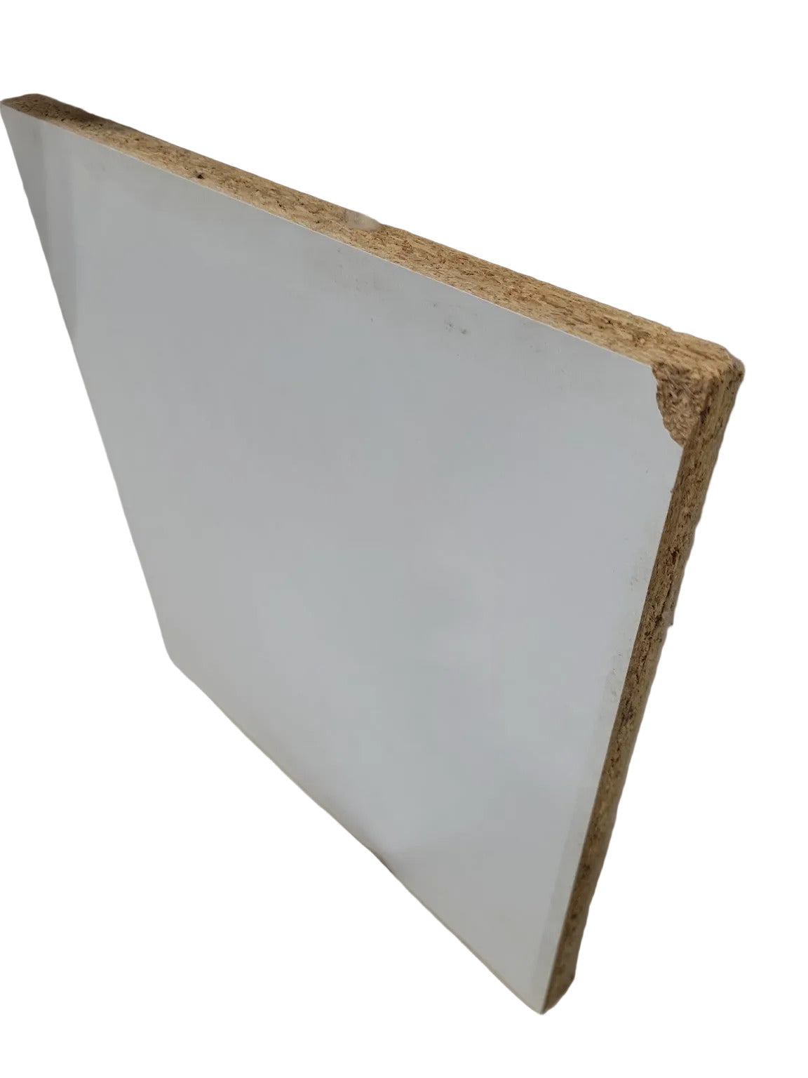 White Melamine-Faced Particle Board Panels – Set of 2 (11"x12")
