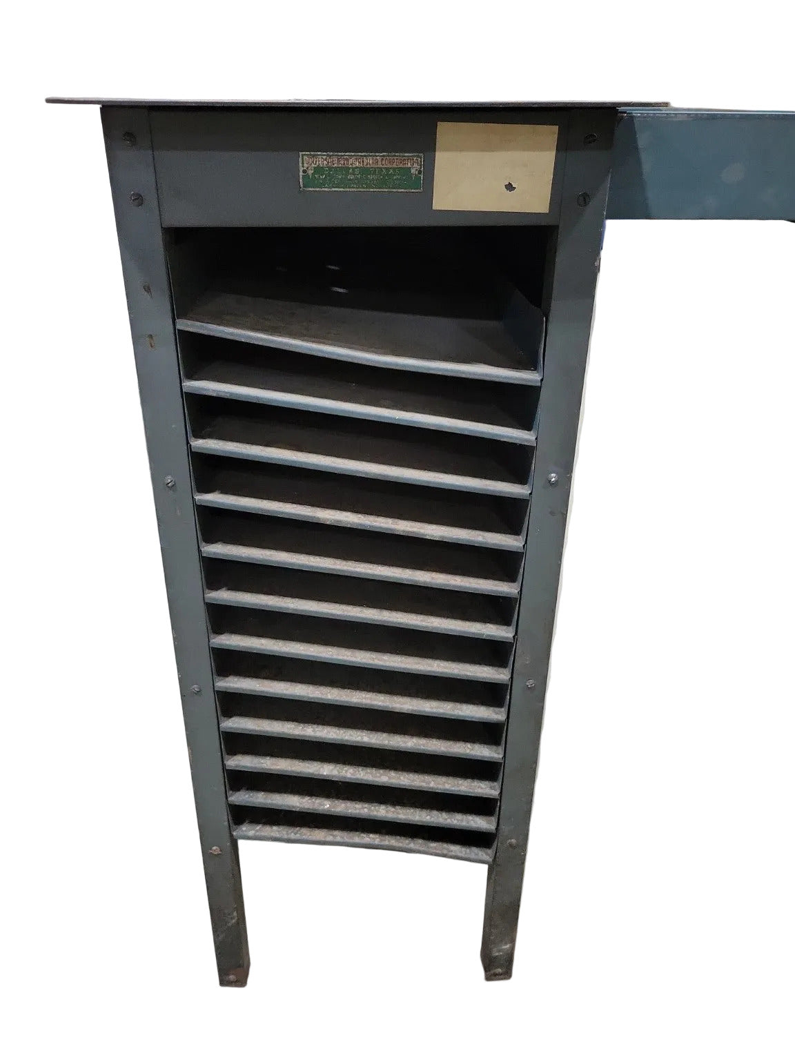 Industrial Steel Broach Storage Cabinet by Universal Mono-Tabular Corp – Dallas, TX