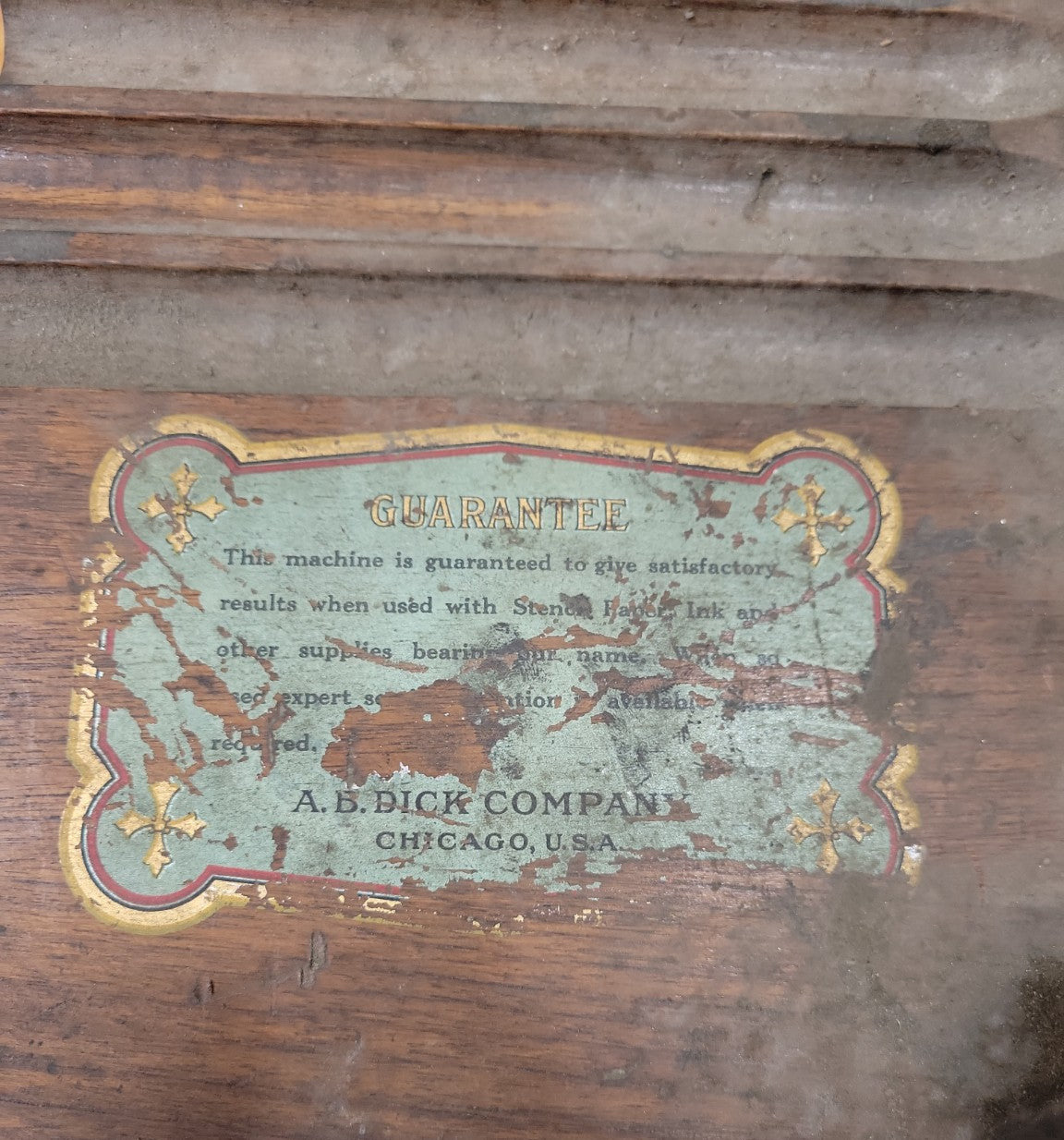 Antique Mimeograph Machine – A.B. Dick No. 77 Model A