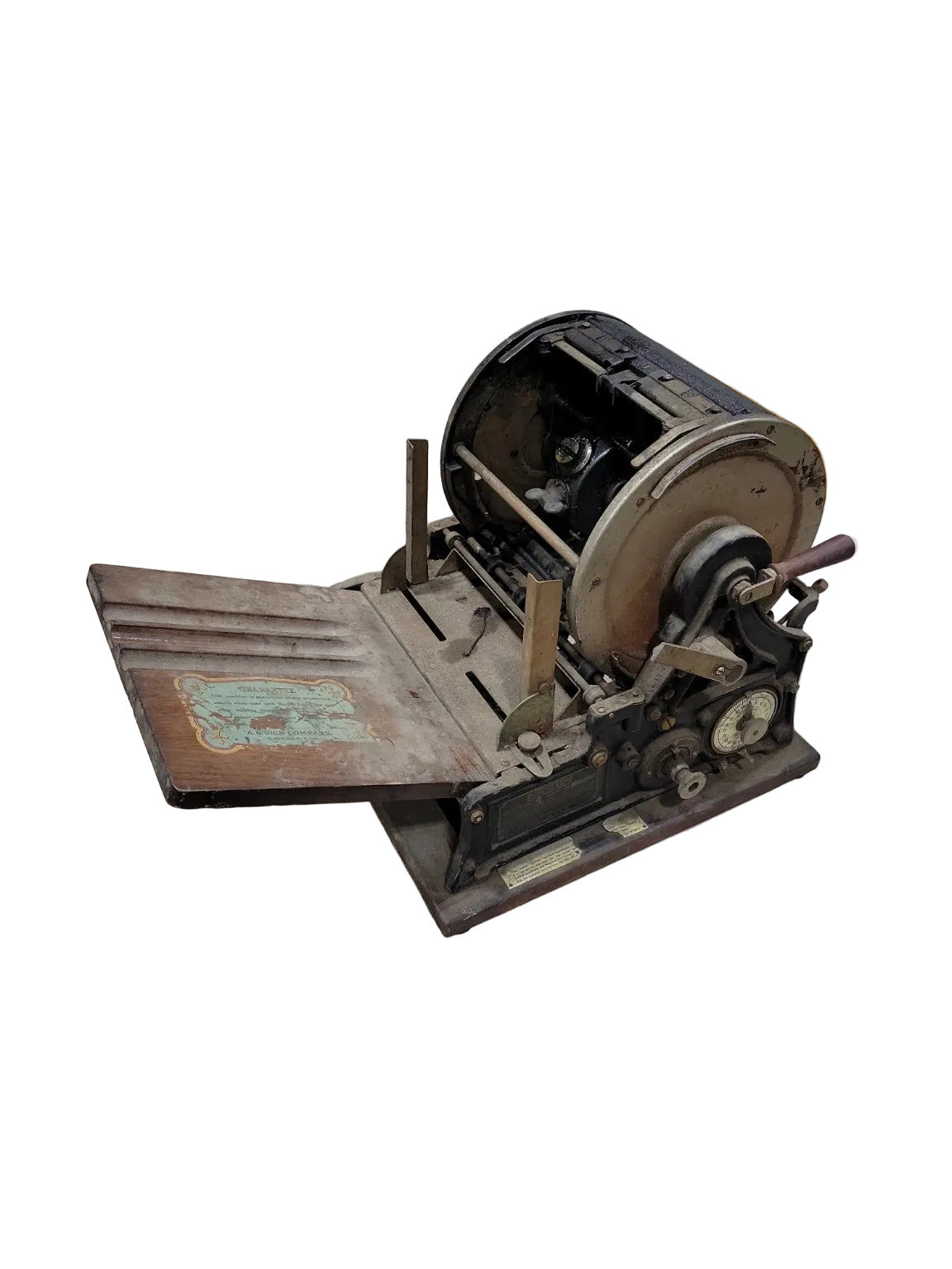 Antique Mimeograph Machine – A.B. Dick No. 77 Model A