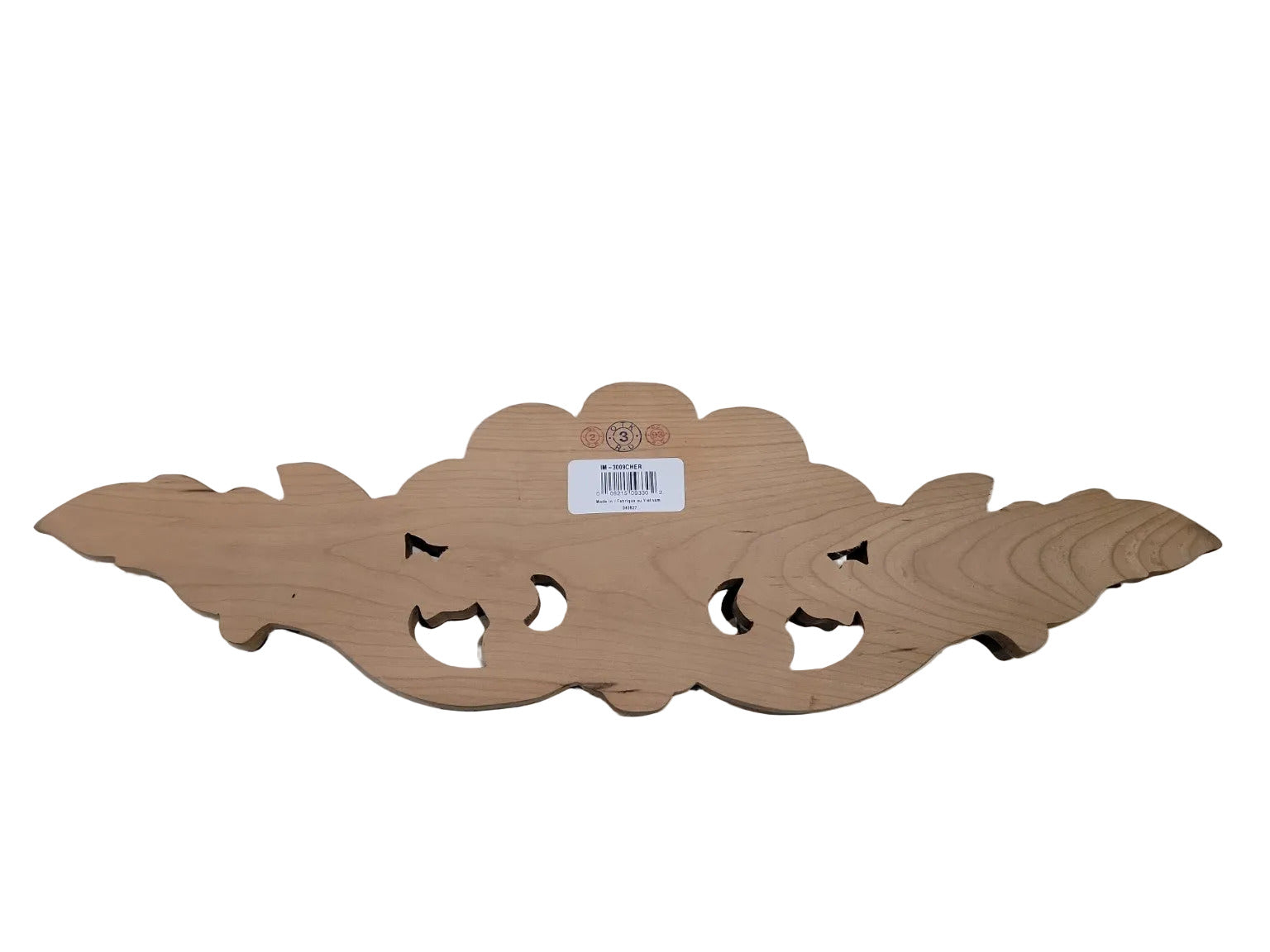 Cherry Carved Appliqué – Ornamental Products IM-3009CHER