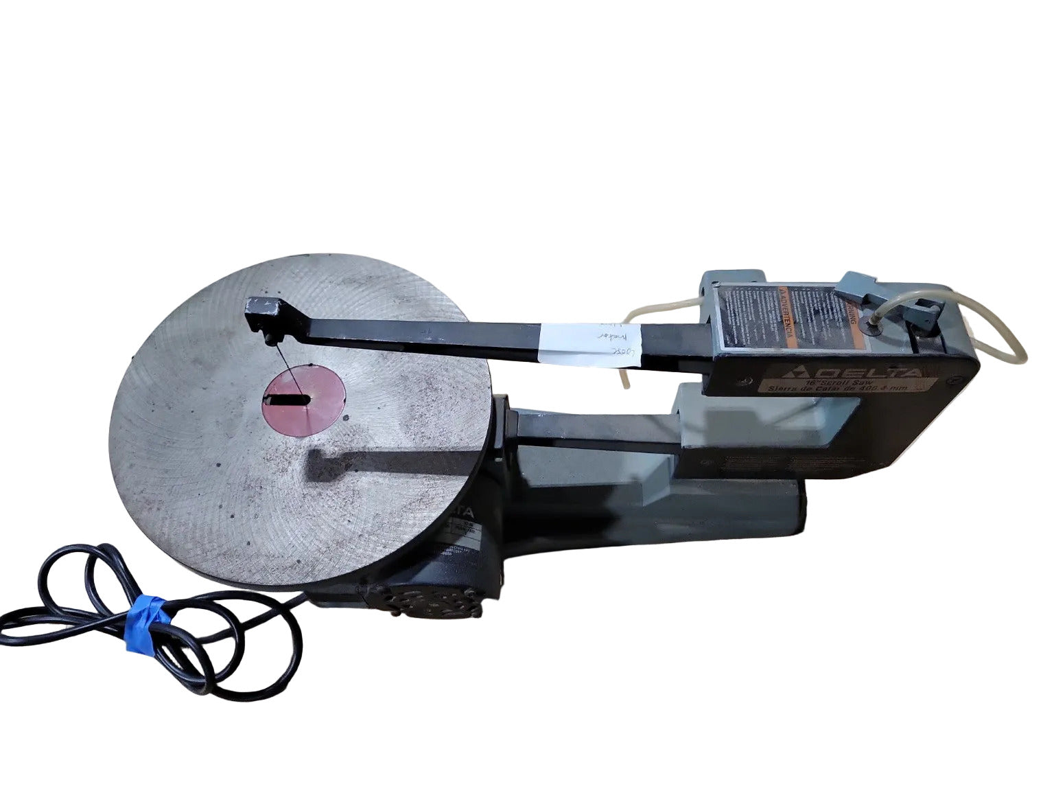 AS-IS Delta 16" Scroll Saw – Model 40-530 (Needs Repair, Loose Motor Wire)