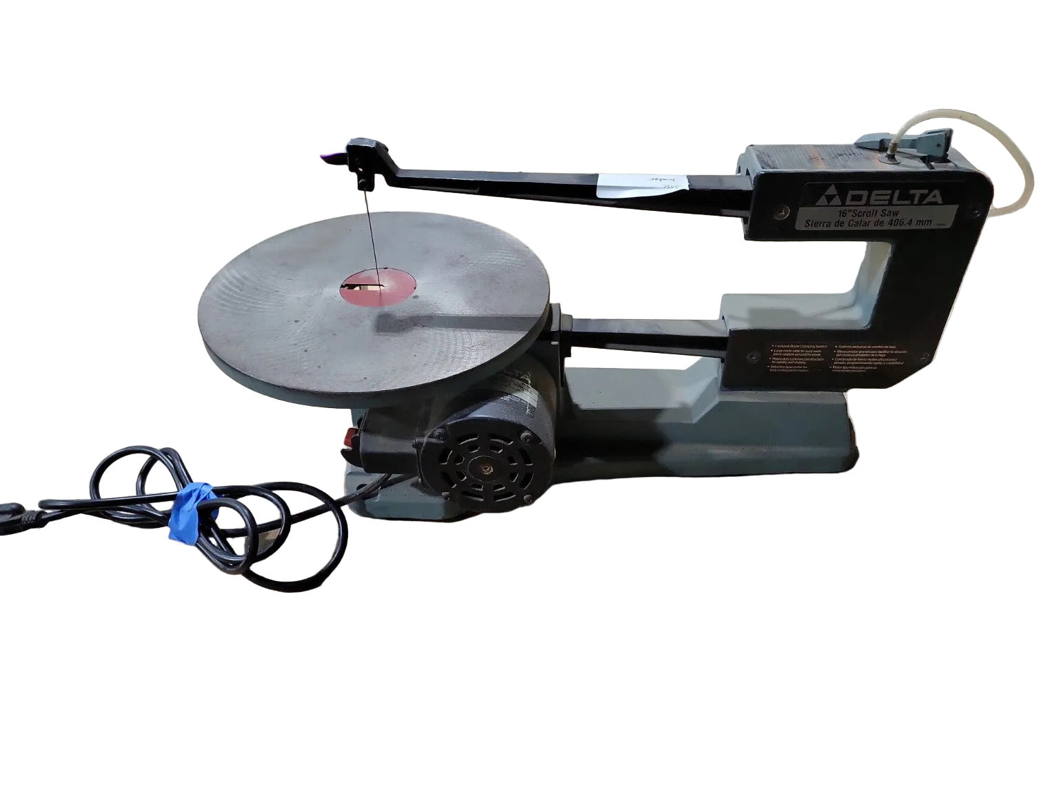 AS-IS Delta 16" Scroll Saw – Model 40-530 (Needs Repair, Loose Motor Wire)