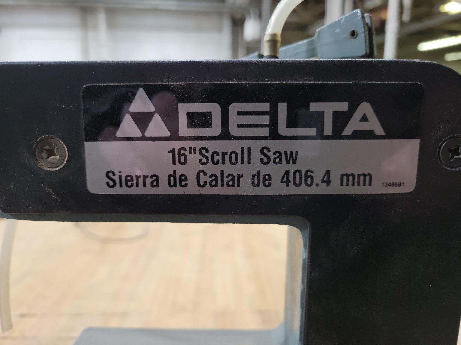 AS-IS Delta 16" Scroll Saw – Model 40-530 (Needs Repair, Loose Motor Wire)