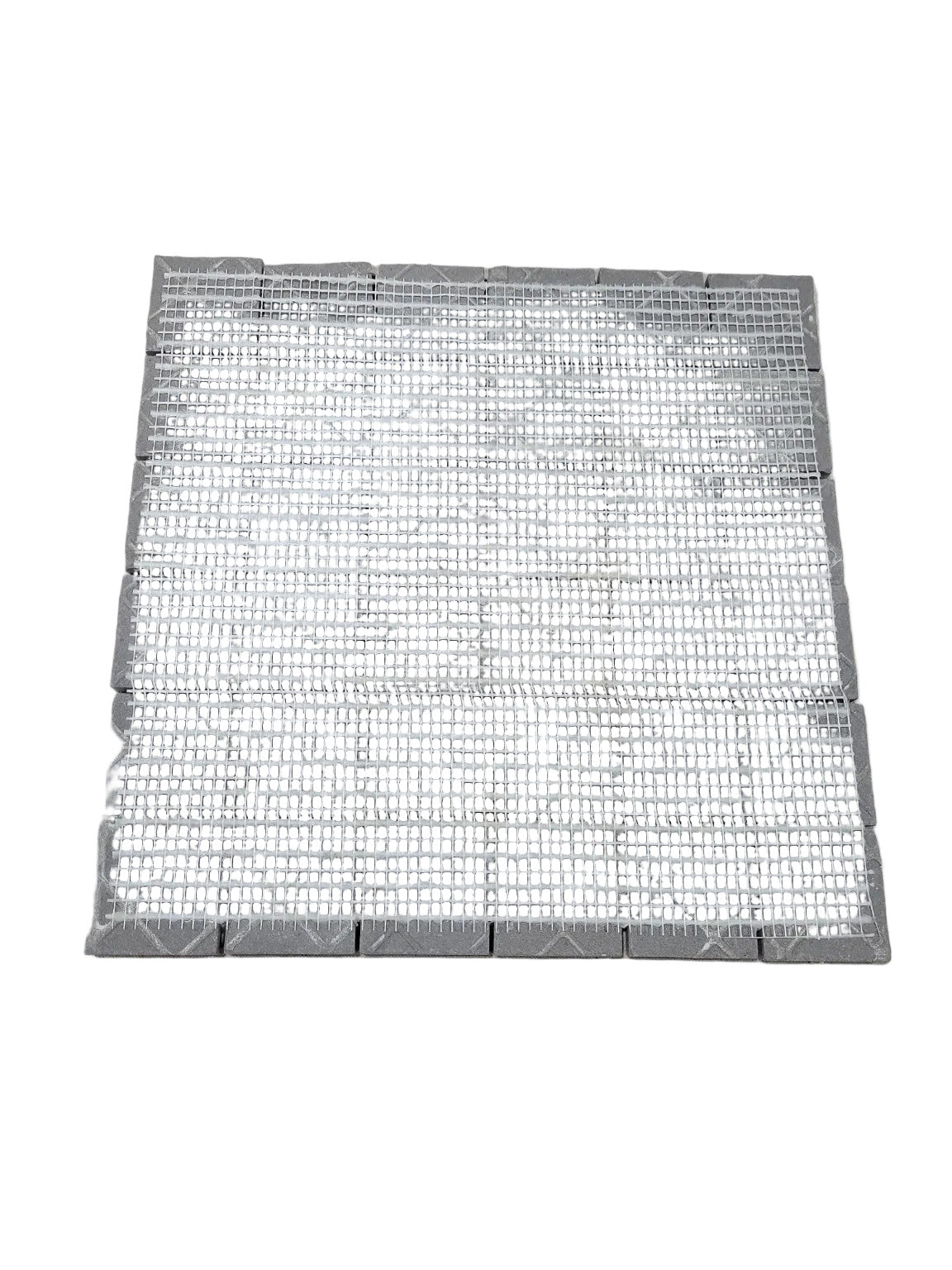Set of 7 Grey Modern Mosaic Tiles – Fincibec SPA, Made in Italy