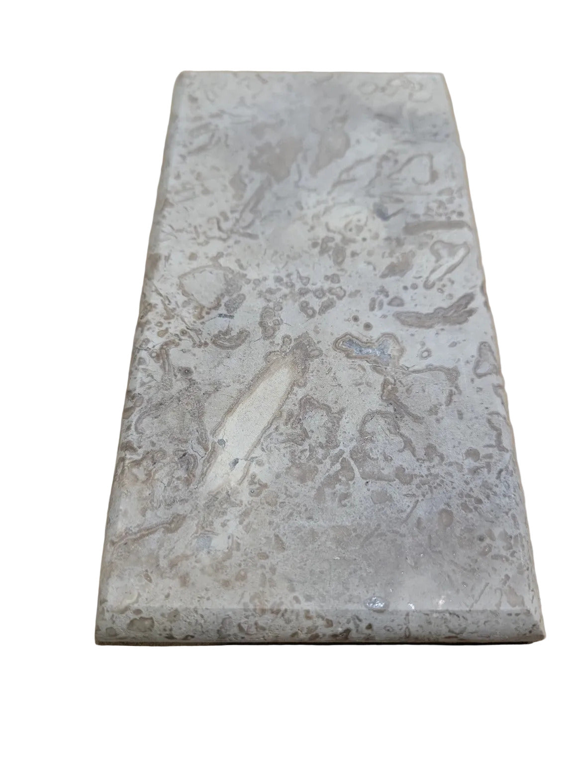 Set of 15 Polished Travertine Subway Tiles – 5 ¾" x 3"
