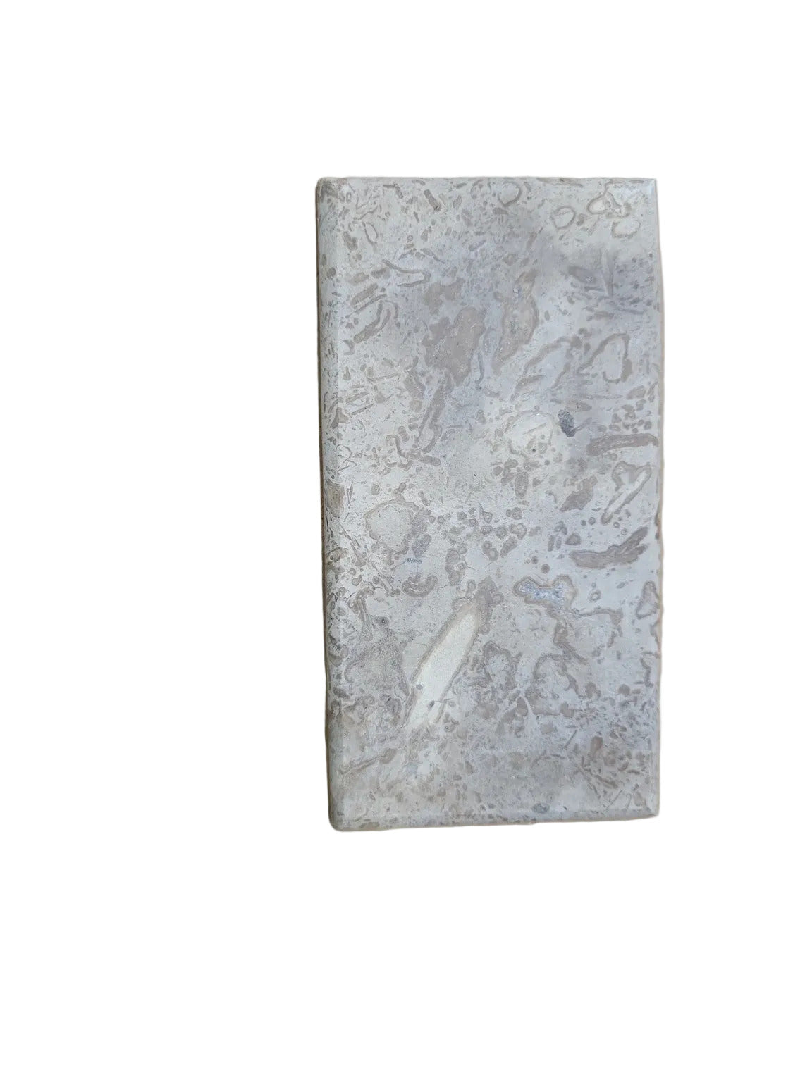 Set of 15 Polished Travertine Subway Tiles – 5 ¾" x 3"