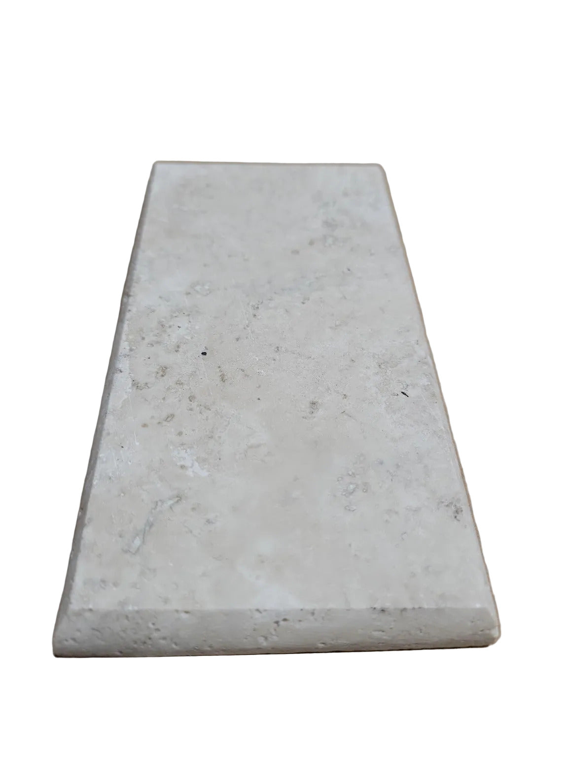 Set of 39 Honed Travertine Subway Tiles – 5 ¾" x 3"